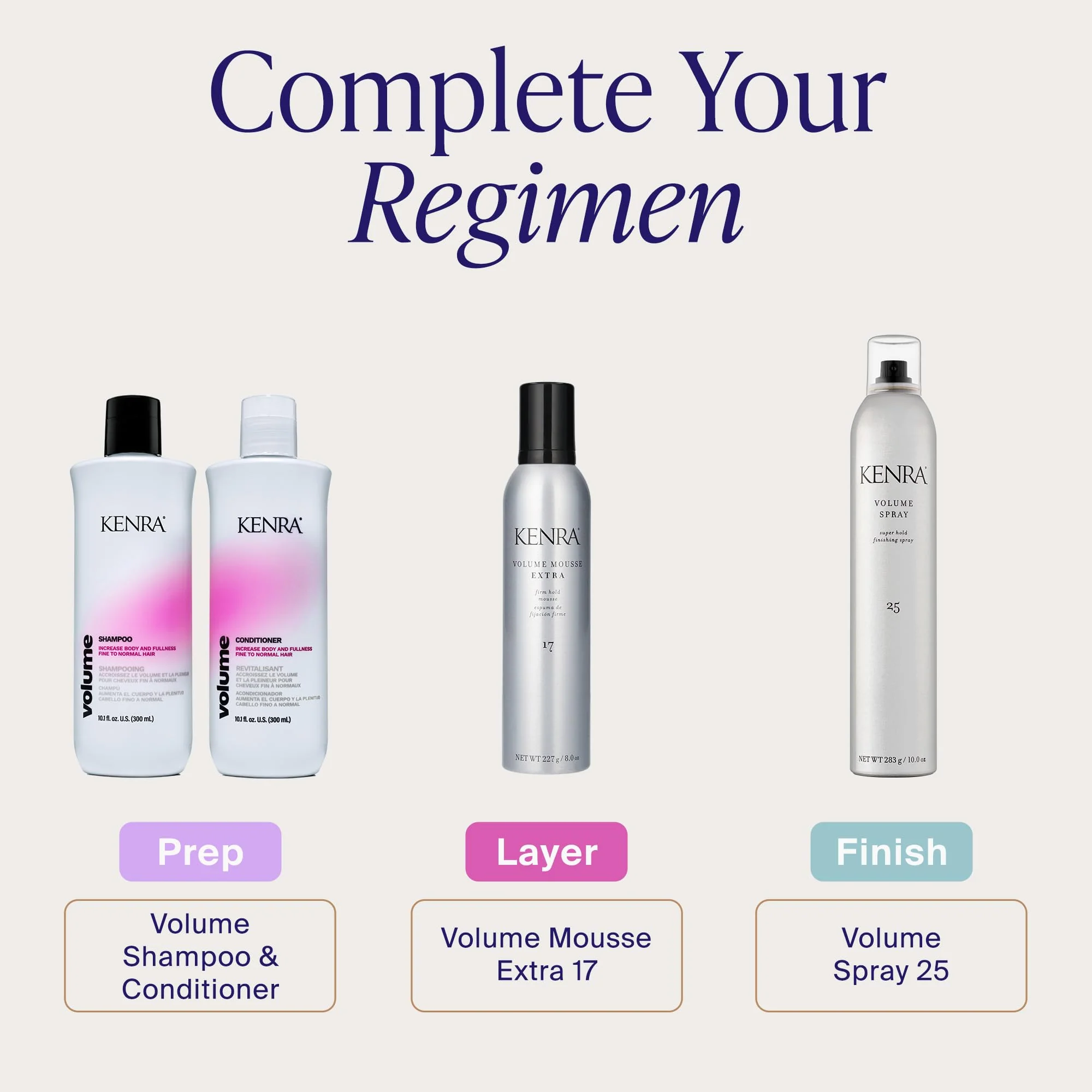 Kenra Professional Volume Spray 25 50% | Super Hold Finishing & Styling Hairspray | Flake-free & Fast-drying | Wind & Humidity Resistance | All Hair Types | 10 oz - Image 6