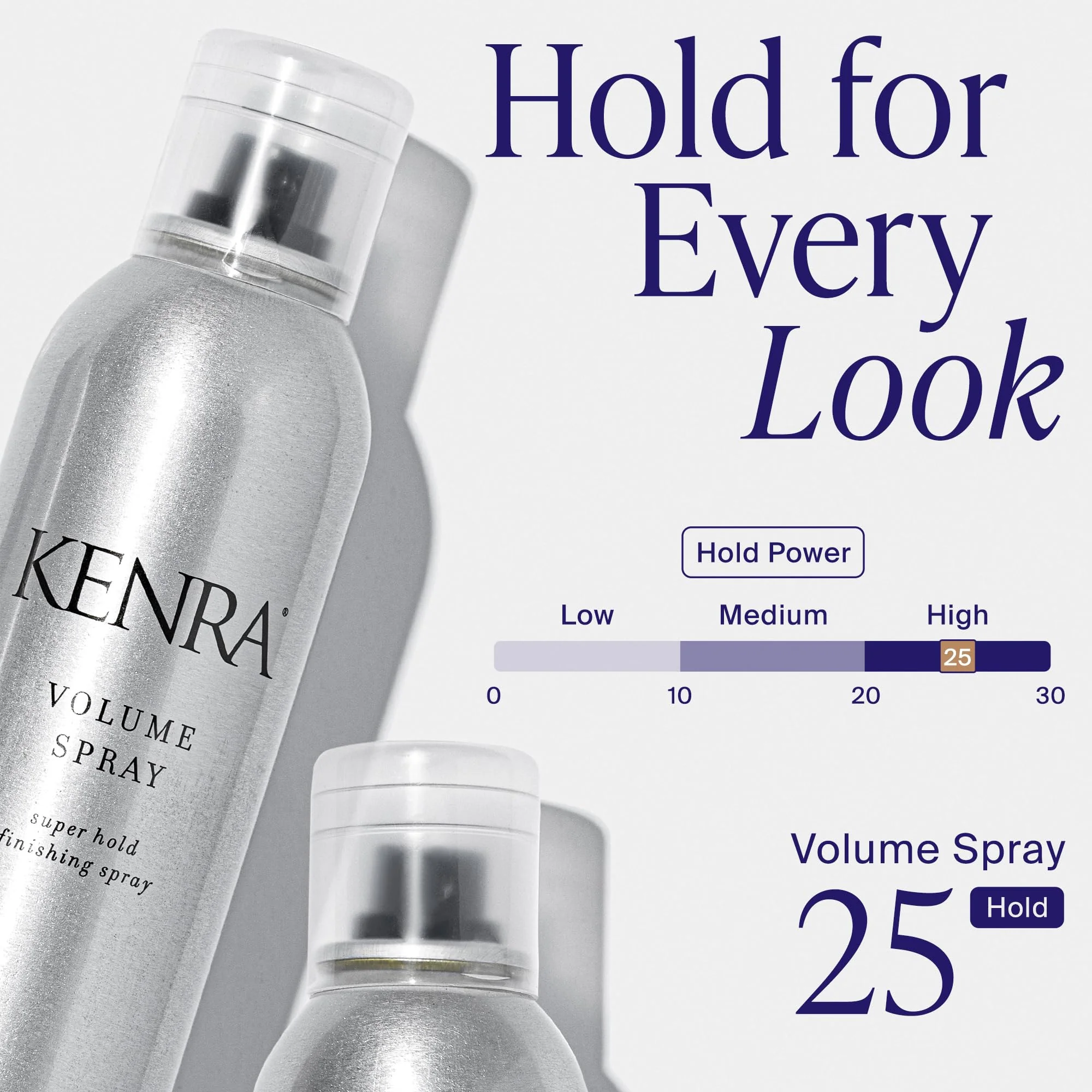 Kenra Professional Volume Spray 25 80% | Super Hold Finishing & Styling Hairspray | Flake-free & Fast-drying | Wind & Humidity Resistance | All Hair Types | 10 oz - Image 3