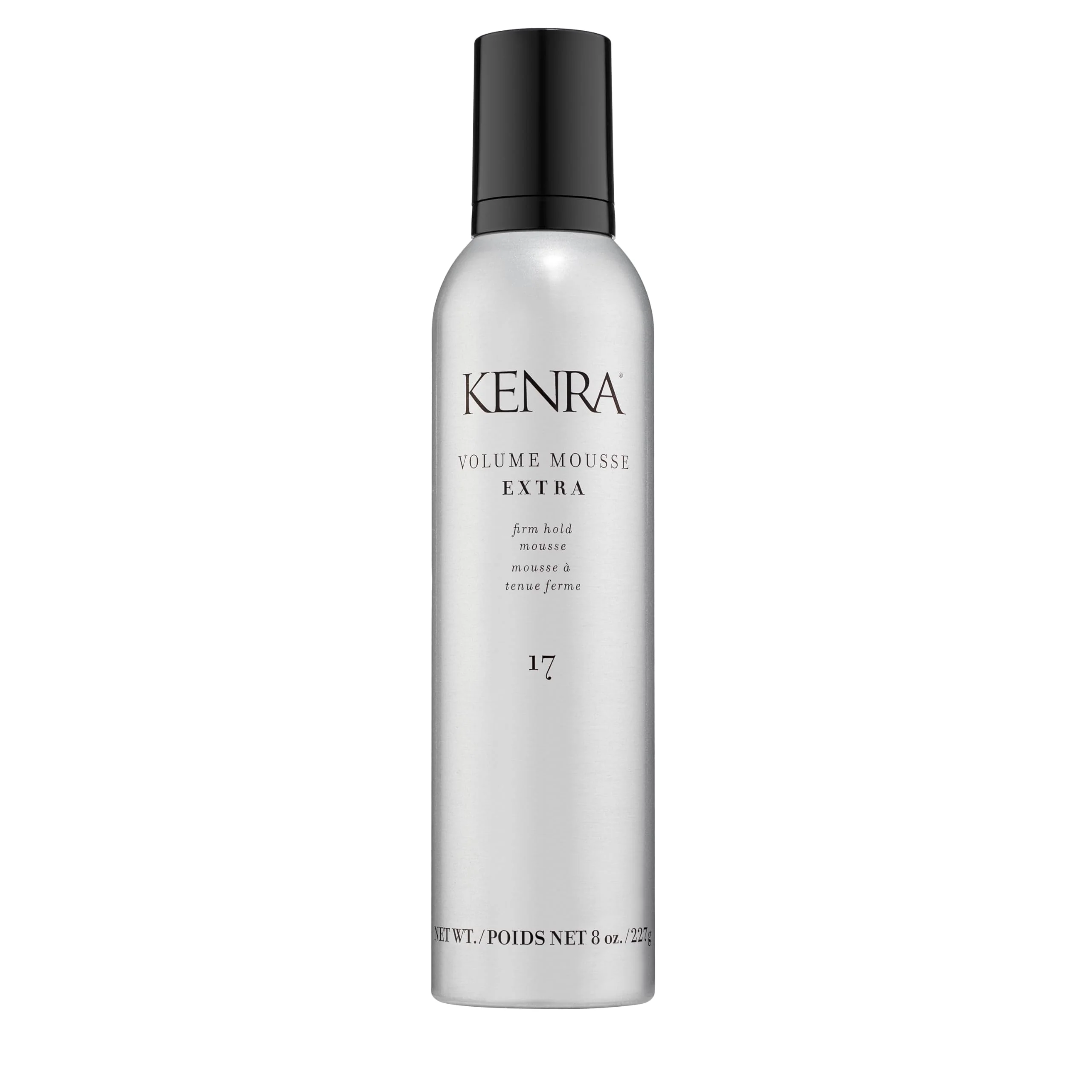Kenra Volume Mousse Extra 17 | Firm Hold Mousse | Non-drying, Non-flaking Lightweight Formula | Tames Frizz & Conditions |Thermal Protection up to 450F| All Hair Types | 8 oz
