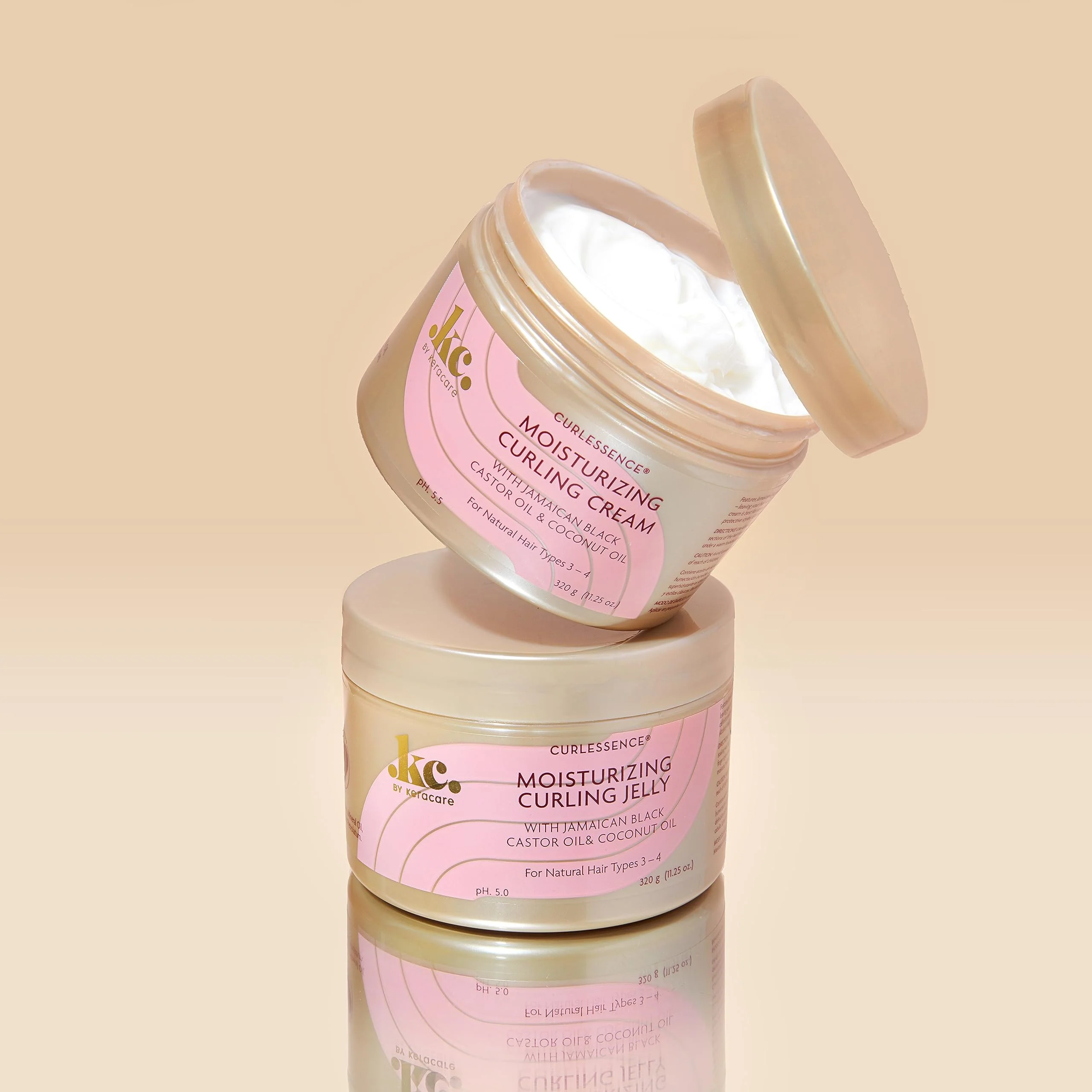 KeraCare CurlEssence Moisturizing Coconut Curling Cream - With Jamaican Black Castor Oil & Coconut Oil - For Curly Hair - SIlicone and Paraben Free - 11.25 oz - Image 5
