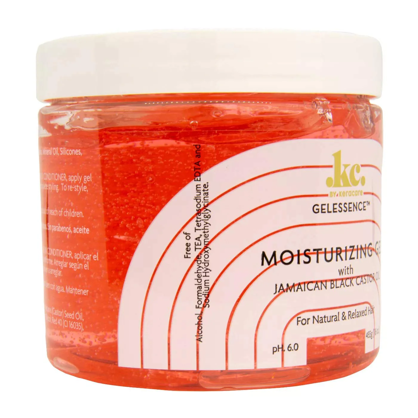 KeraCare GelEssence Moisturizing Gel - 16 ounce - with Jamaican Black Castor Oil - 55.1% Moisture Increase - Adds Shine - Flake Free - Vegan & Cruelty-Free - Image 3