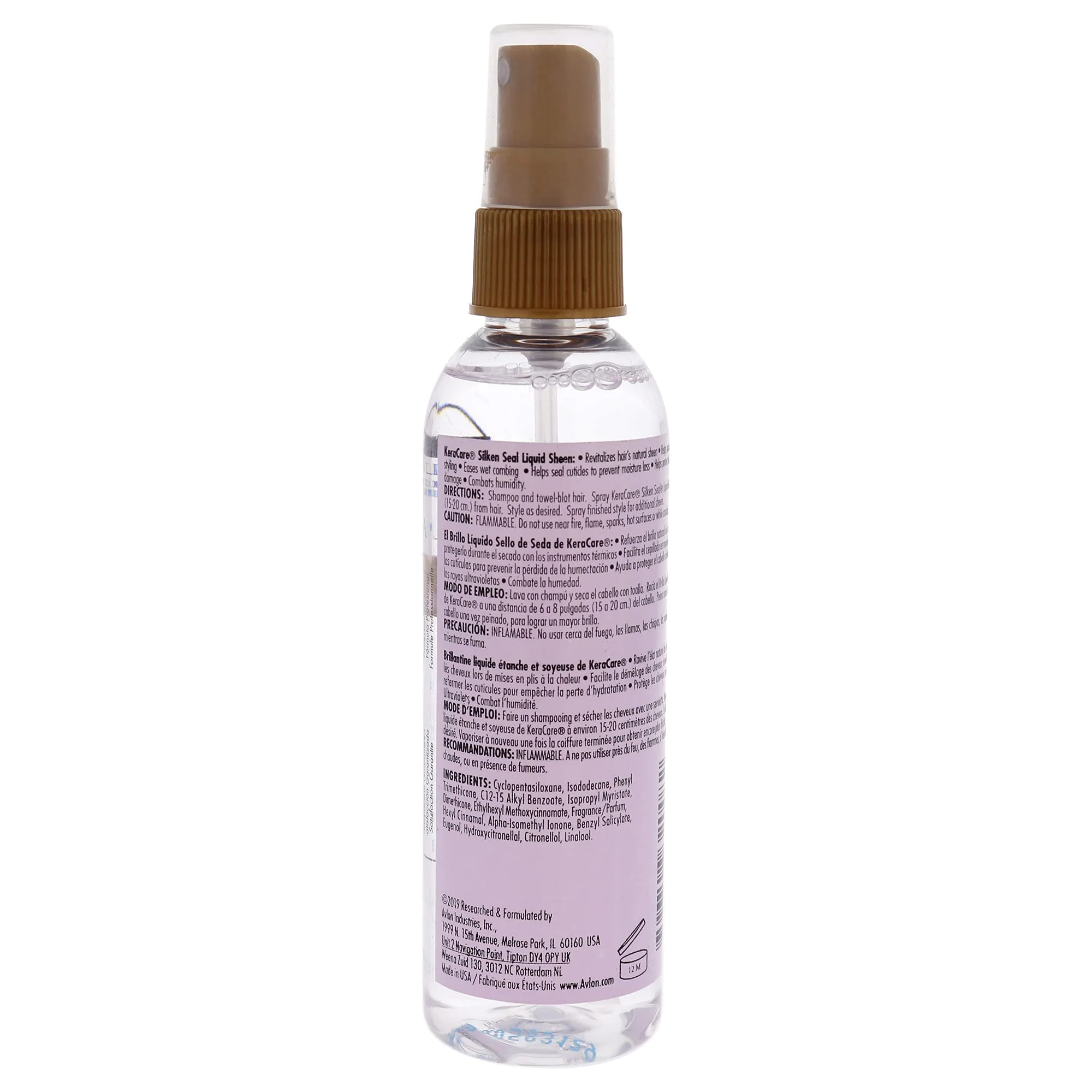Keracare Silken Seal Liquid Sheen Avlon Spray 4 Oz - Image 3