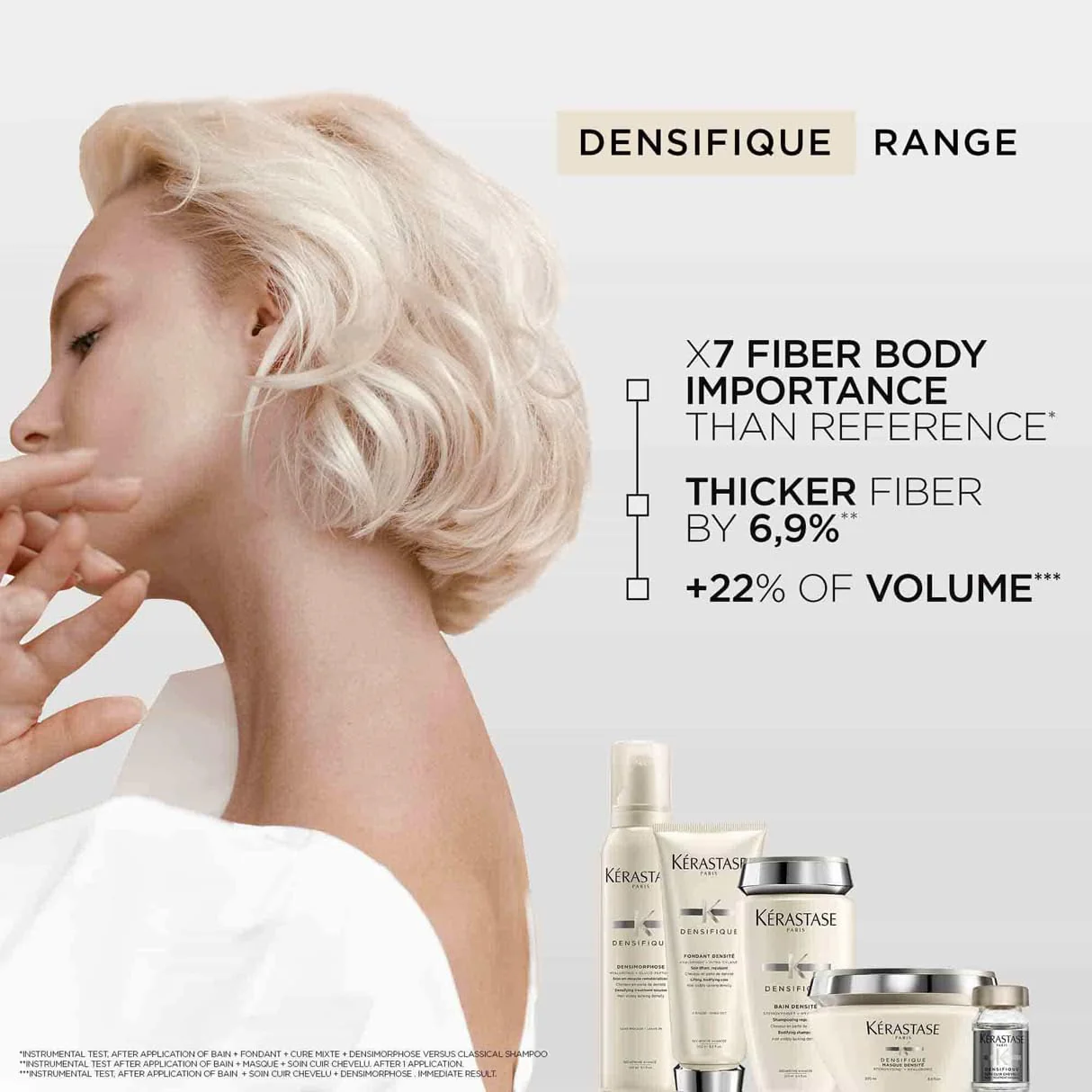 KÉRASTASE Densifique Densité Shampoo, Thickening & Strengthening Shampoo, Removes Build-Up & Adds Shine with Hyaluronic Acid for Fine, Thin & Thinning Hair, 8.5 Fl Oz - Image 8