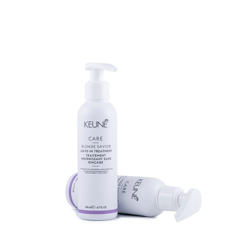 Keune Care Blonde Savior Leave-In Treatment, Strengthening & Heat Protecting Cream for Blonde & Bleached Hair, 6.8 Fl Oz - Image 2