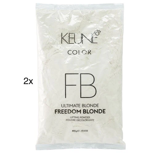 Keune Ultimate Blonde Freedom Blonde Lifting Powder Refill 500g 2pk