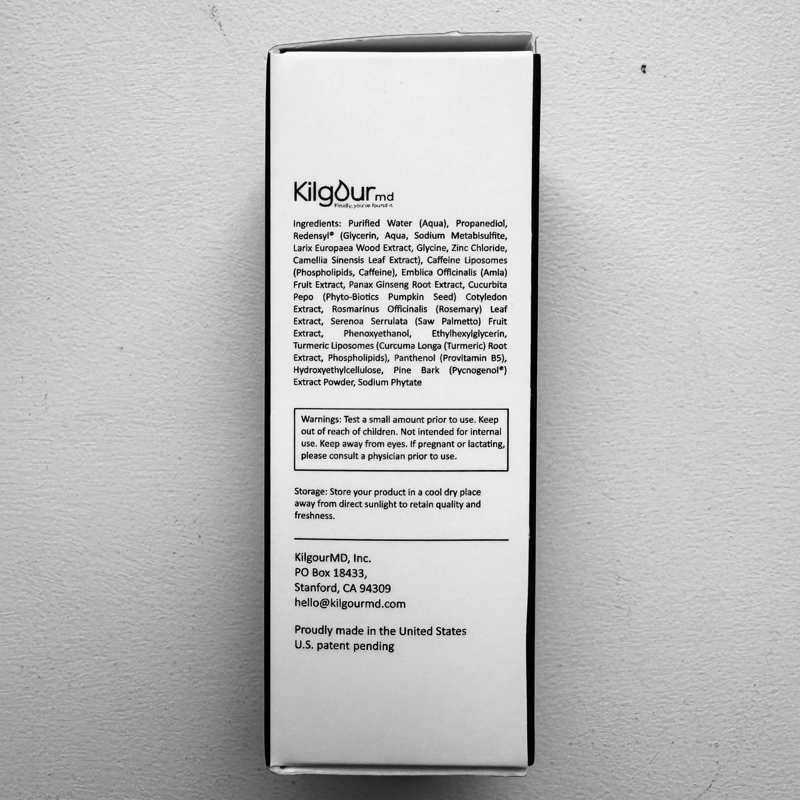 KilgourMD: The Treatment Scalp Serum - Science-Forward, Natural Approach to Hair Thinning, Scalp Anti-Ageing Serum, Dermatologist-Developed, 30ml