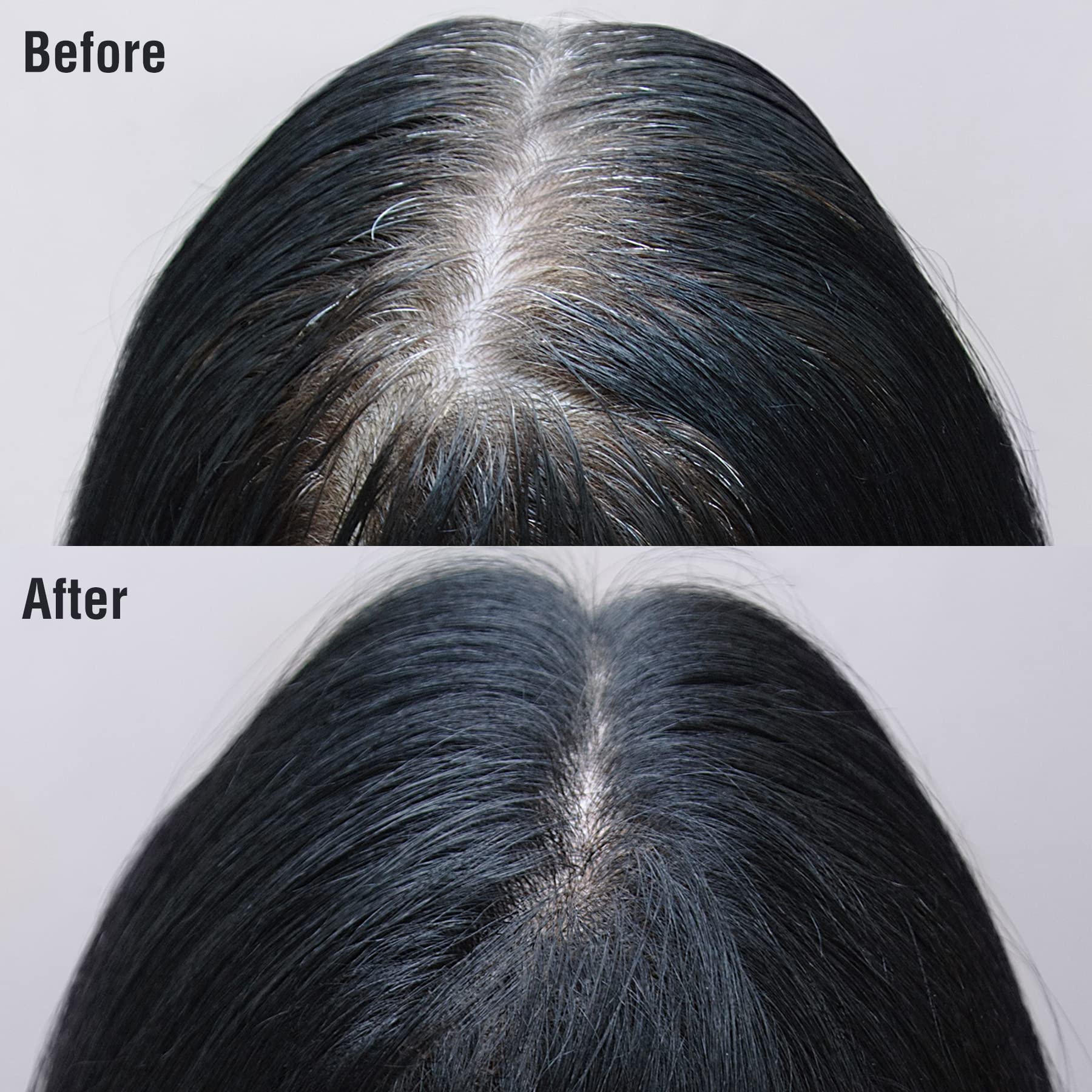 Kiss Gray Hair Concealer - Temporary Tintation Color Spray for Root Touch Up and Hair Dye 2.82 oz. 2 PACK (Black) - Image 5