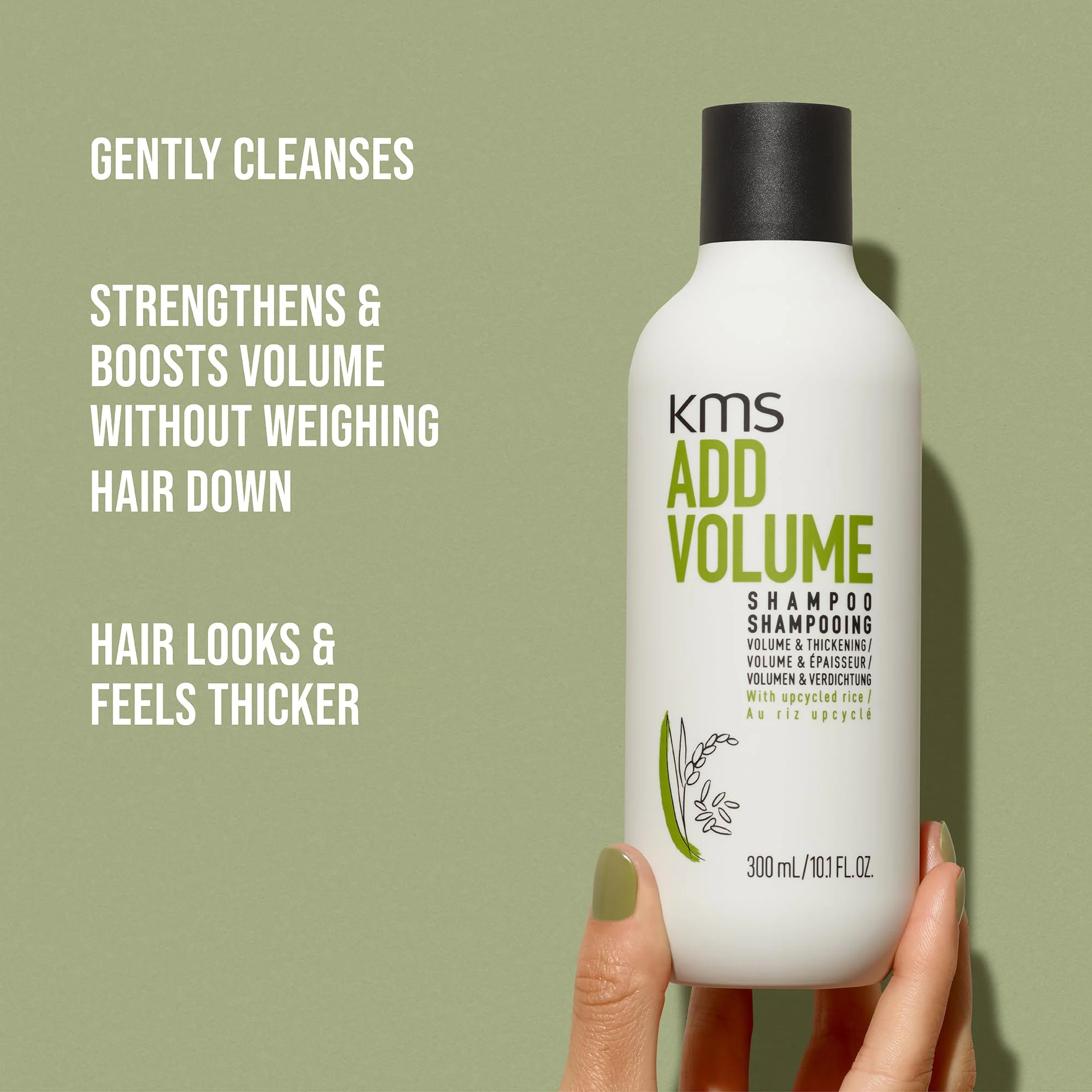 KMS AddVolume Shampoo, Thickening & Strength for Fine to Medium, Thin or Weak Hair, 75ml - Image 5