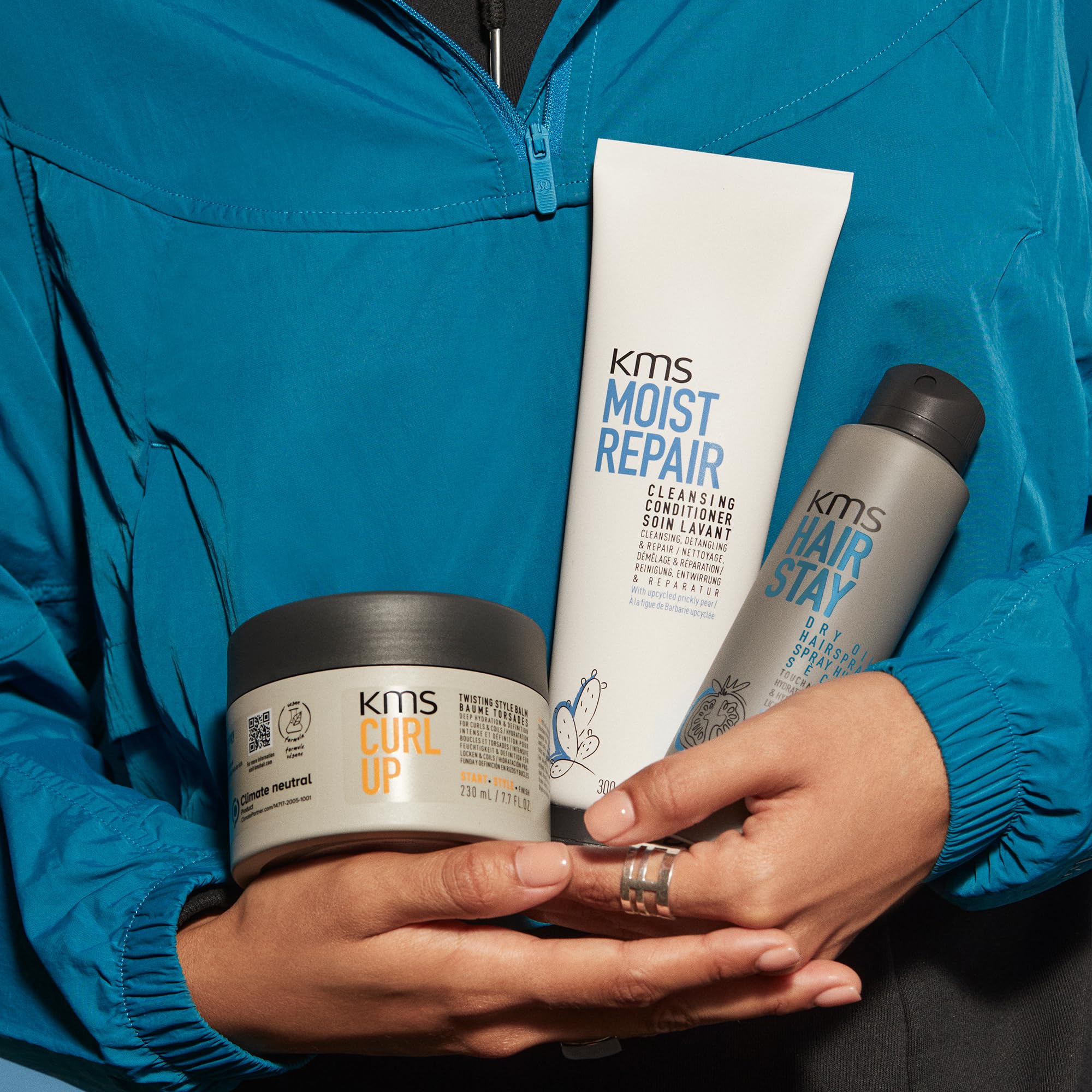 KMS HairStay Dry Oil Hairspray 150ml - Image 7