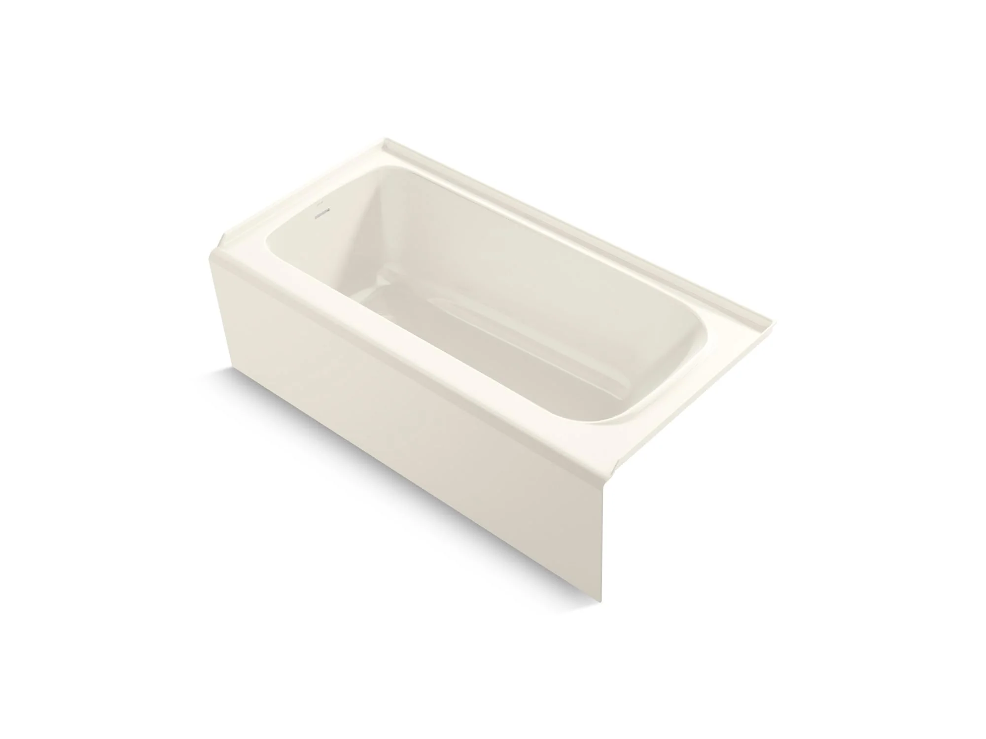 Kohler 25830-LA-96 Avec® 60" x 30" alcove bath, left drain, Biscuit