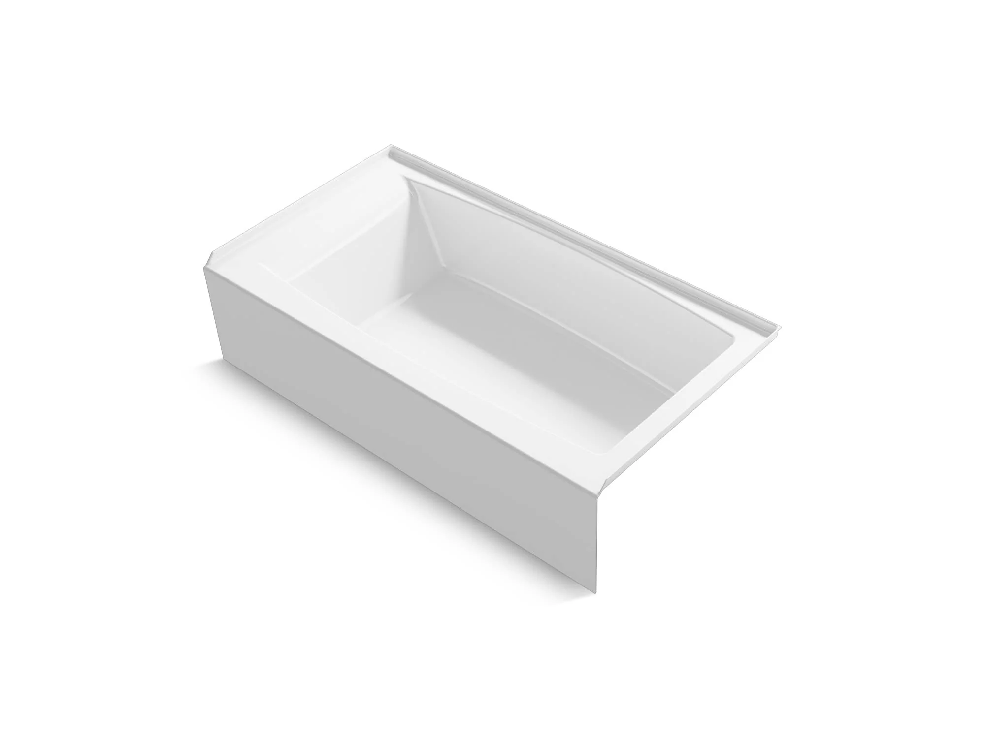 Kohler 26108-RA-0 K-26108-RA-0 Entity 60" x 32" Alcove Bath, Right Drain, White