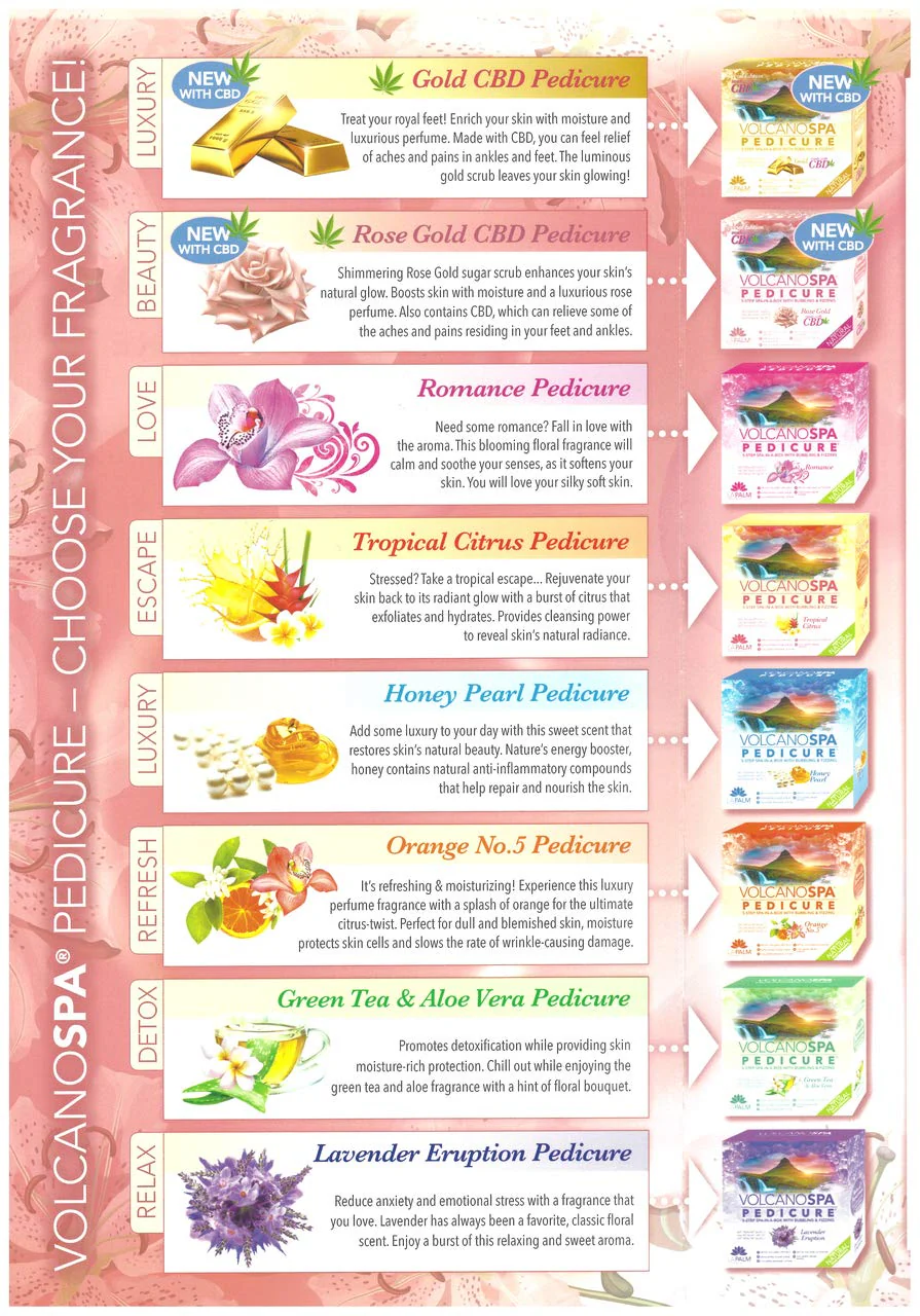 La Palm Volcano Spa Bubbling + Fizzing Organic 5-Step Treatment - Rose Gold (1 pack)