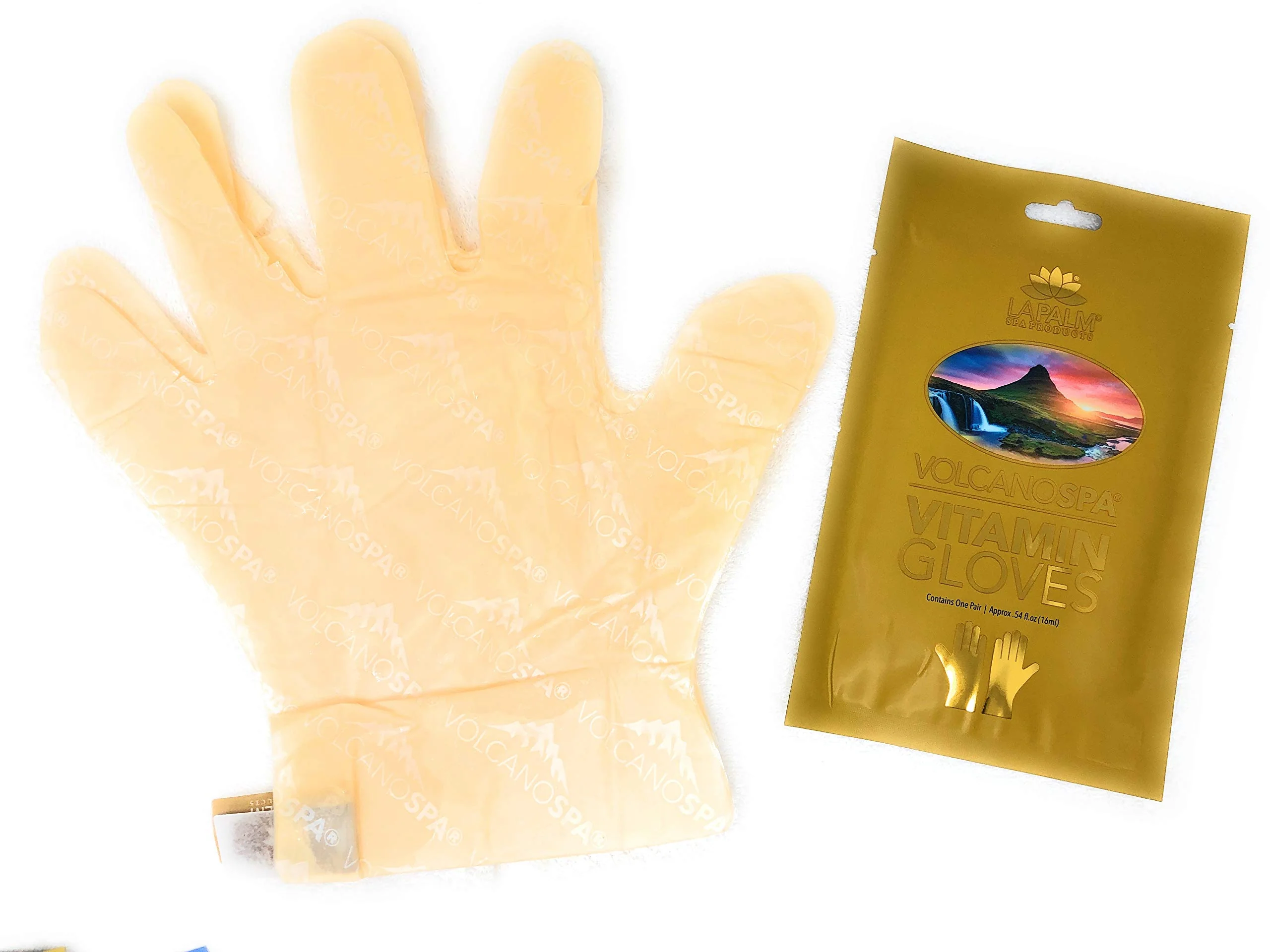 La Palm Volcano Spa Vitamin Gloves Hand Mask (6 Pairs) - Image 2
