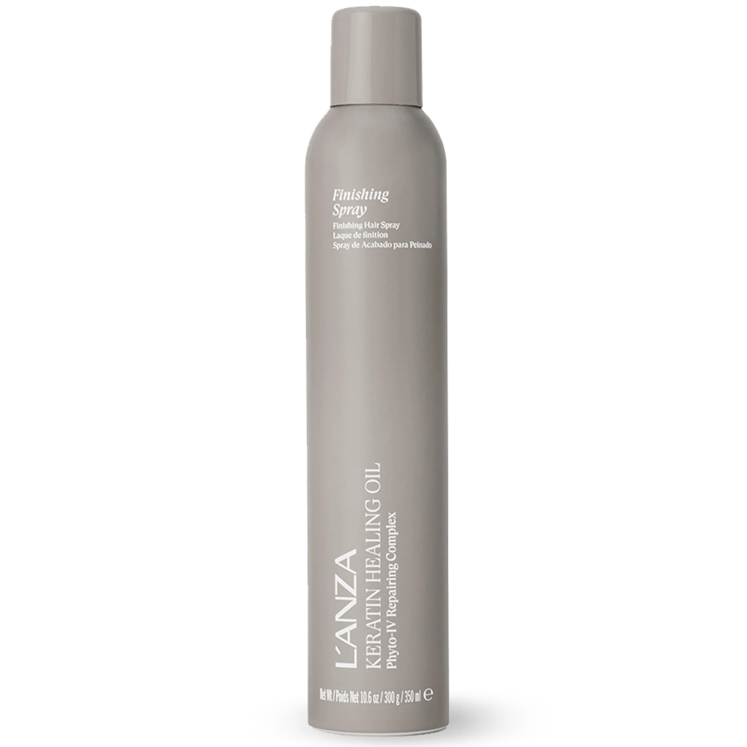 L'ANZA Keratin Healing Oil Finishing Spray For Hair Strong Flexible Hold, Humidity Resistant, Adds Lustrous Shine, Brushable, Heat Protection, Color Safe, Sulfate Free (10.6 Fl Oz)