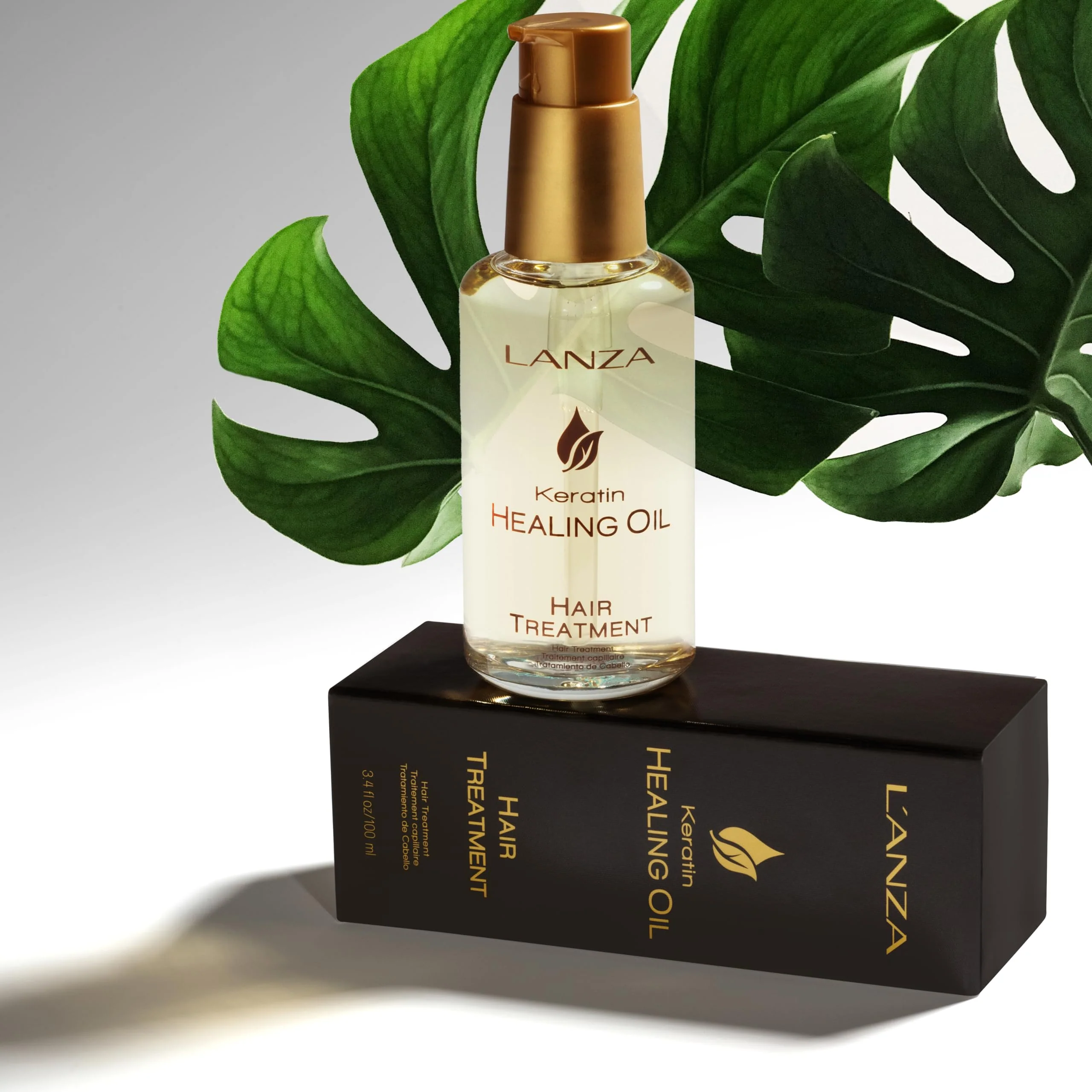 L'ANZA Keratin Healing Oil Sampler Hair Kit, Keratin Hair Oil Treatment with Travel Size Shampoo, Finishing Hair Spray & Rapid Bond Reconstructor Hair Care Kit in a Gift Box(1.7/2/0.68 Fl Oz) - Image 3