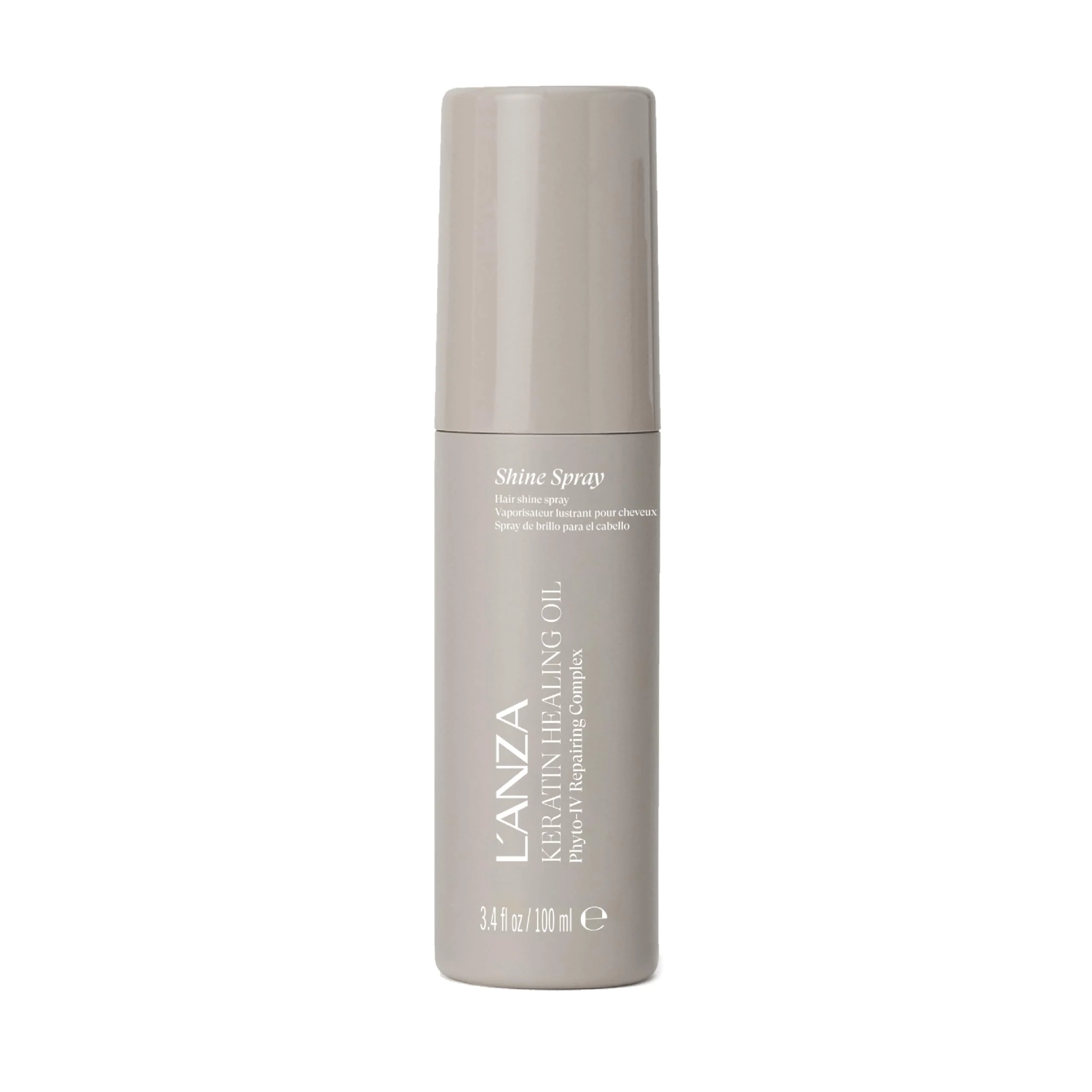 L'ANZA Keratin Healing Oil Shine Spray Hair Treatment Spray, Tames Flyaways, Anti-Humidity, Heat & UV Protection, Color Safe, Lightweight Finish Anti-Humidity, Sulfate Free (3.4 Fl Oz)