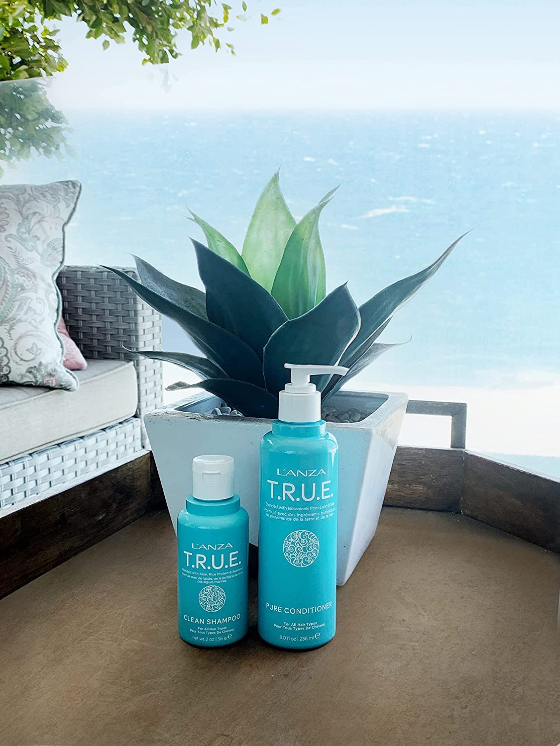 L'ANZA T.R.U.E. Clean Sustainable Shampoo - Rich with Aloe Vera and Rice Protein, Color Safe Daily Hair Care, Fragrance-Free, for Fresh Clean Hair (2 Fl Oz) - Image 6