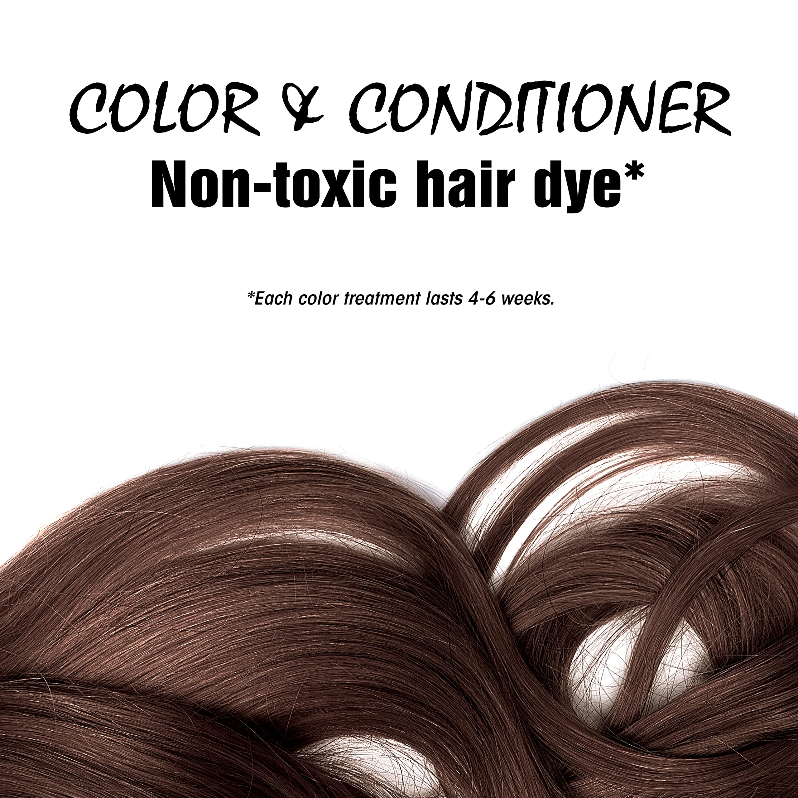 Light Mountain Henna Hair Color & Conditioner - Dark Brown Hair Dye for Men/Women, Organic Henna Leaf Powder and Botanicals, Chemical-Free, Semi-Permanent Hair Color, 4 Oz (Pack of 3) - Image 3