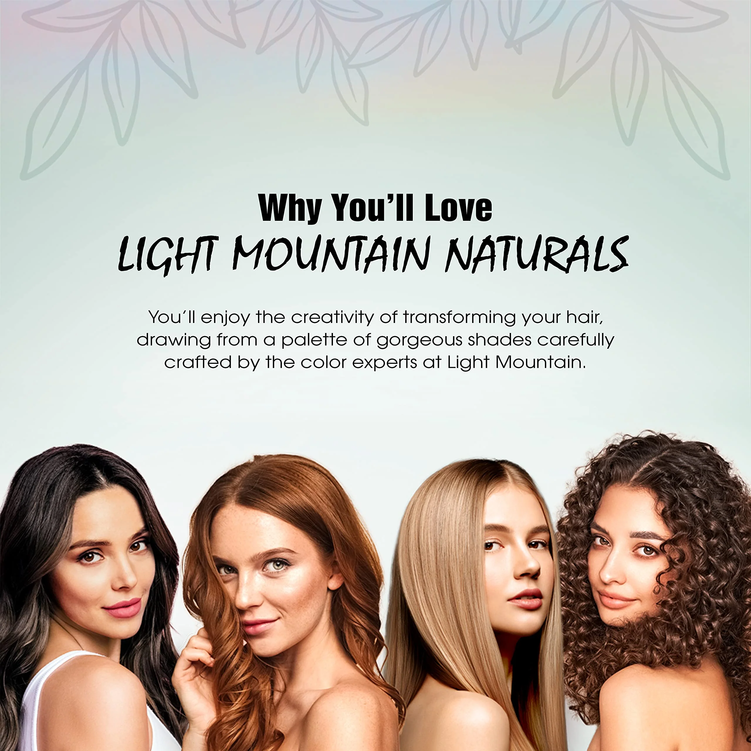 Light Mountain Henna Hair Color & Conditioner - Dark Brown Hair Dye for Men/Women, Organic Henna Leaf Powder and Botanicals, Chemical-Free, Semi-Permanent Hair Color, 4 Oz (Pack of 3) - Image 4