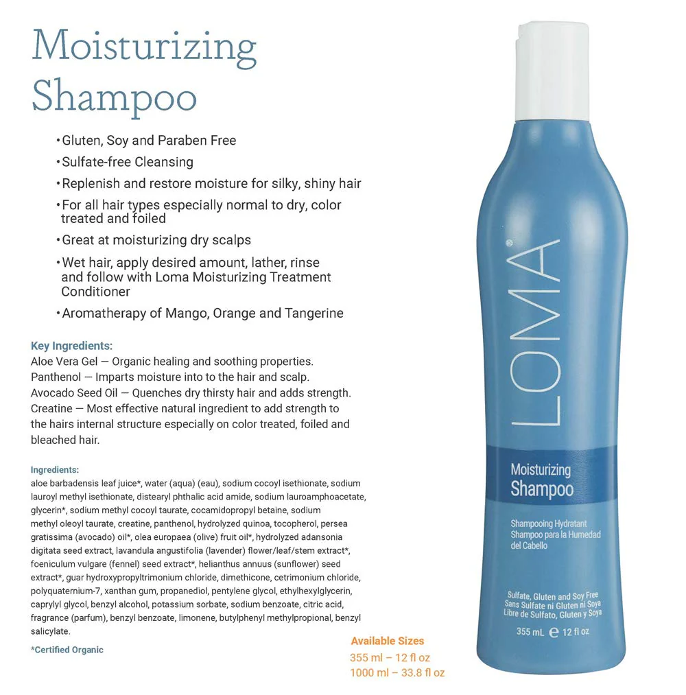 LOMA Moisturizing Shampoo and Moisturizing Treatment (DUO PACK) 33 Ounce (Liter) - Image 3