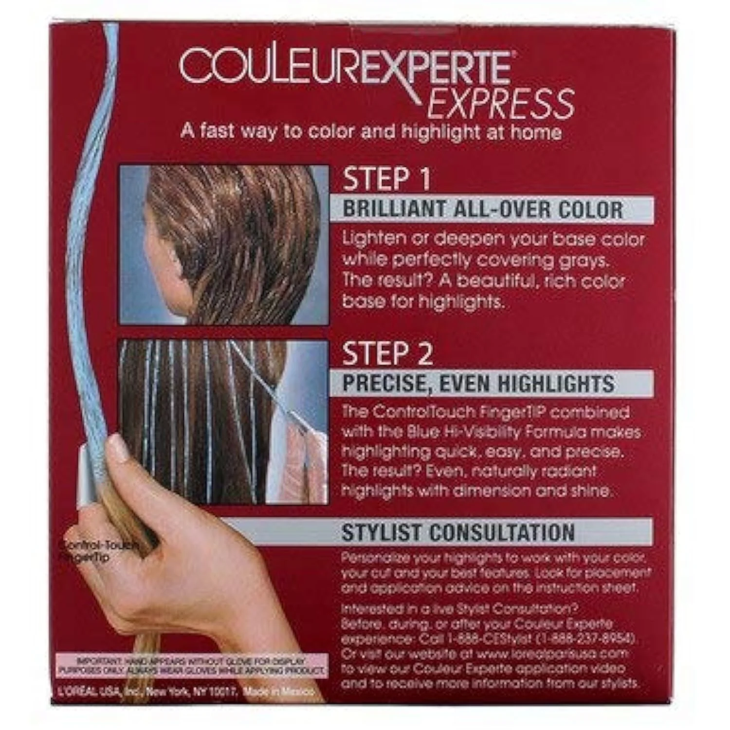 L'Oreal Paris Couleur Experte 2-Step Home Hair Color and Highlights Kit, French Éclair - Image 6