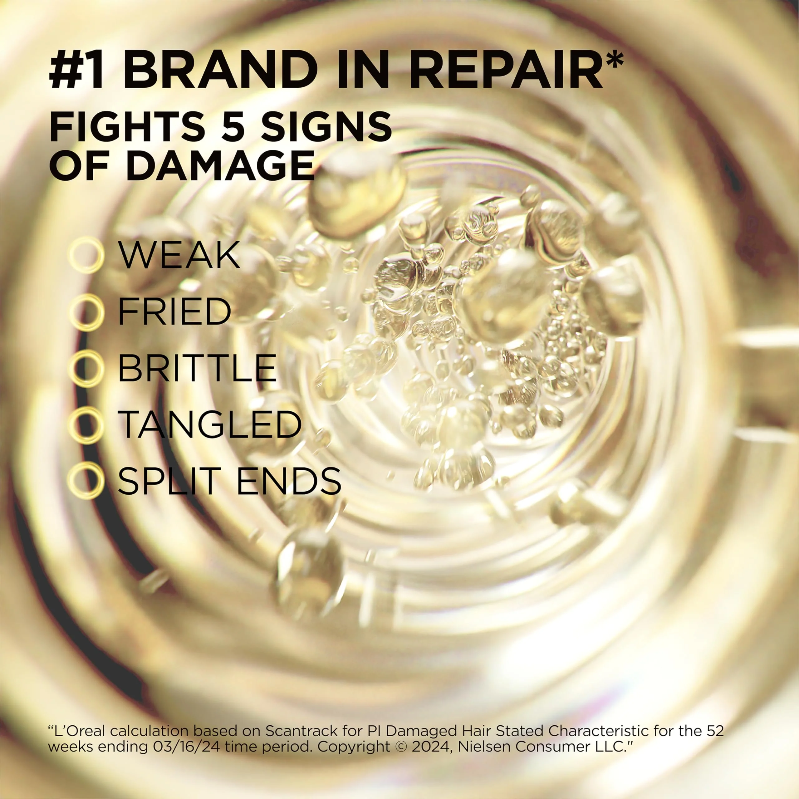 L'Oreal Paris Elvive Total Repair 5 Repairing Shampoo and Conditioner for Damaged Hair, 28 Ounce (Set of 2) - Image 4