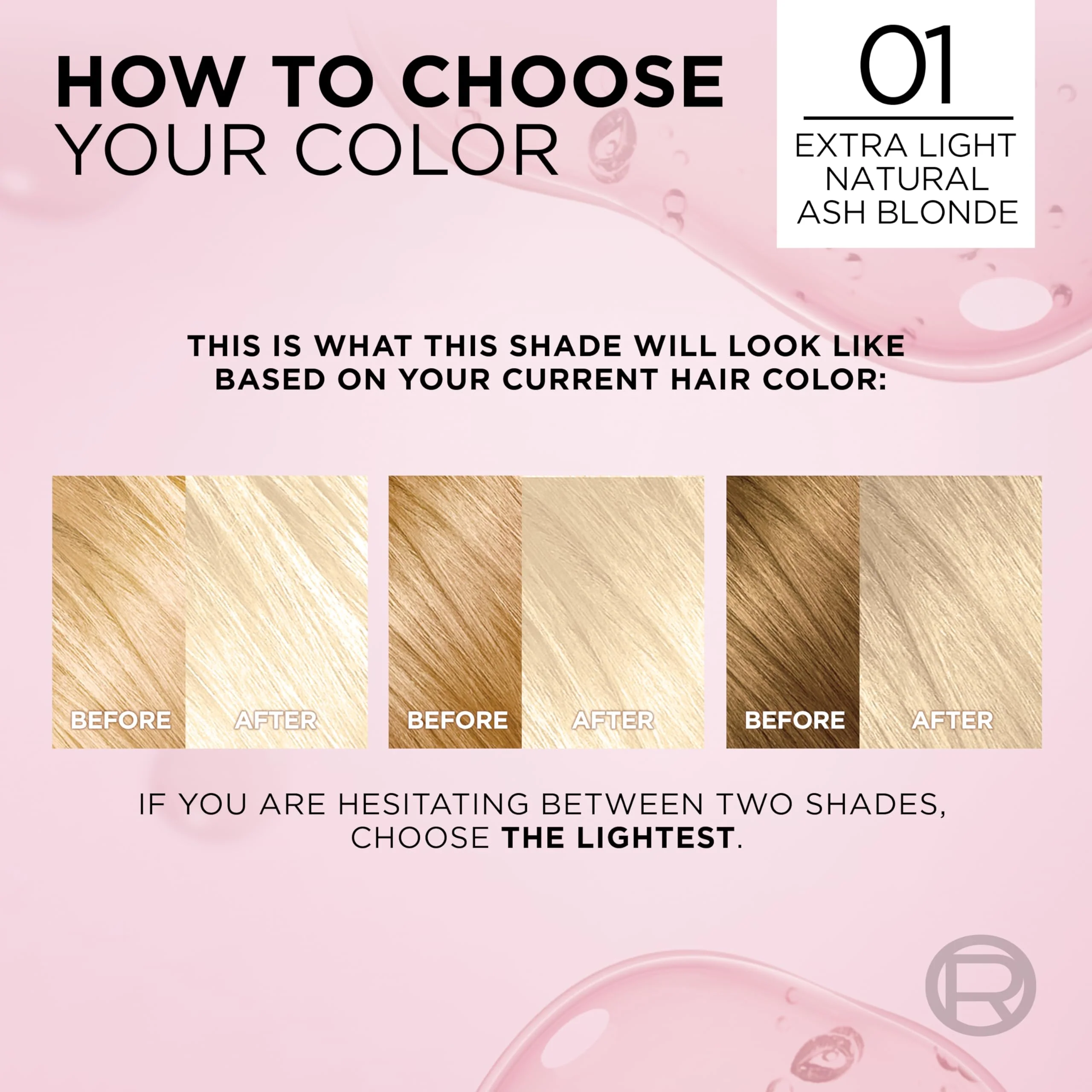 L'Oreal Paris Excellence Crème Permanent Hair Dye, Triple Care Hair Color with Hyaluronic Acid for 100% Gray Coverage, 01 Extra Light Natural Ash Blonde, 1 Kit (Packaging May Vary) - Image 8