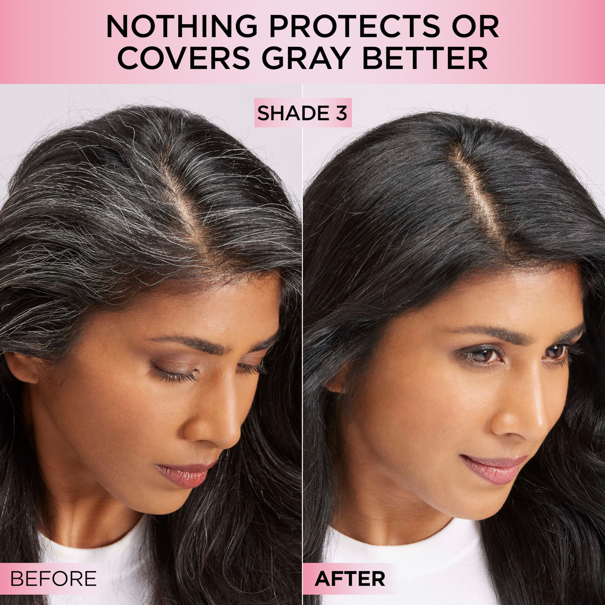 L'Oreal Paris Excellence Crème Permanent Hair Dye, Triple Care Hair Color with Hyaluronic Acid for 100% Gray Coverage, 4AR Dark Chocolate Brown, 1 Kit (Packaging May Vary) - Image 4