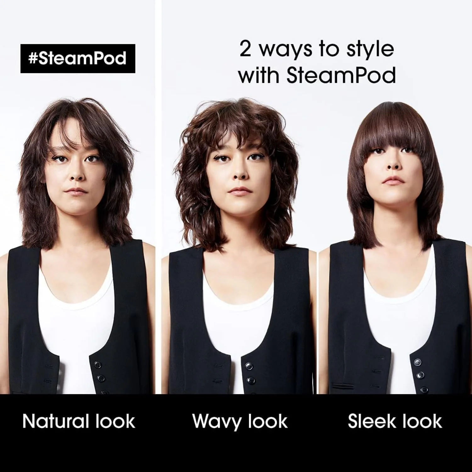 L'Oréal Professionnel Paris Steampod Hair Straightener & Styling Tool - Professional Steam Styler For All Hair Types & Textures, 24 Hour Frizz Control, Smooths & Adds Shine - Image 8