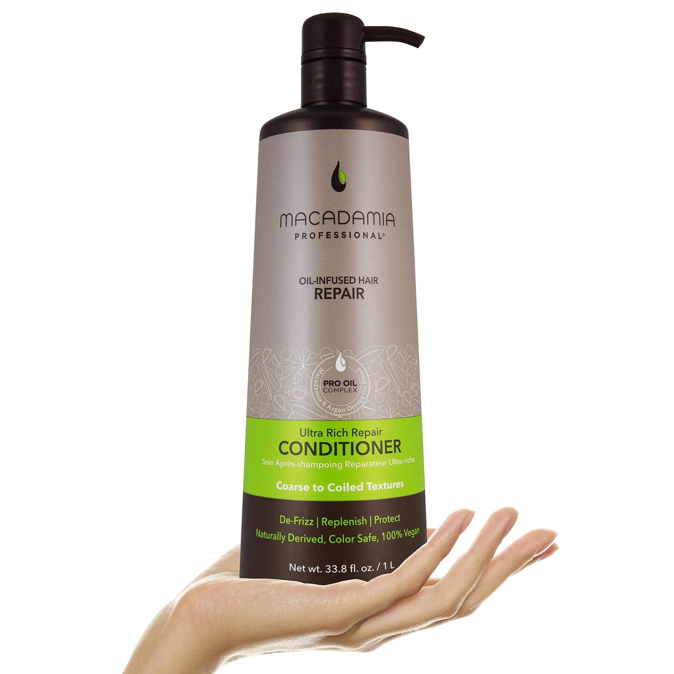 Macadamia Professional Ultra Rich Moisture Hair Conditioner – Deep Hydration for Dry Curly Hair Care Sulfate Paraben Free Natural Organic Vegan Hair Product, 33.8 fl oz - Image 9