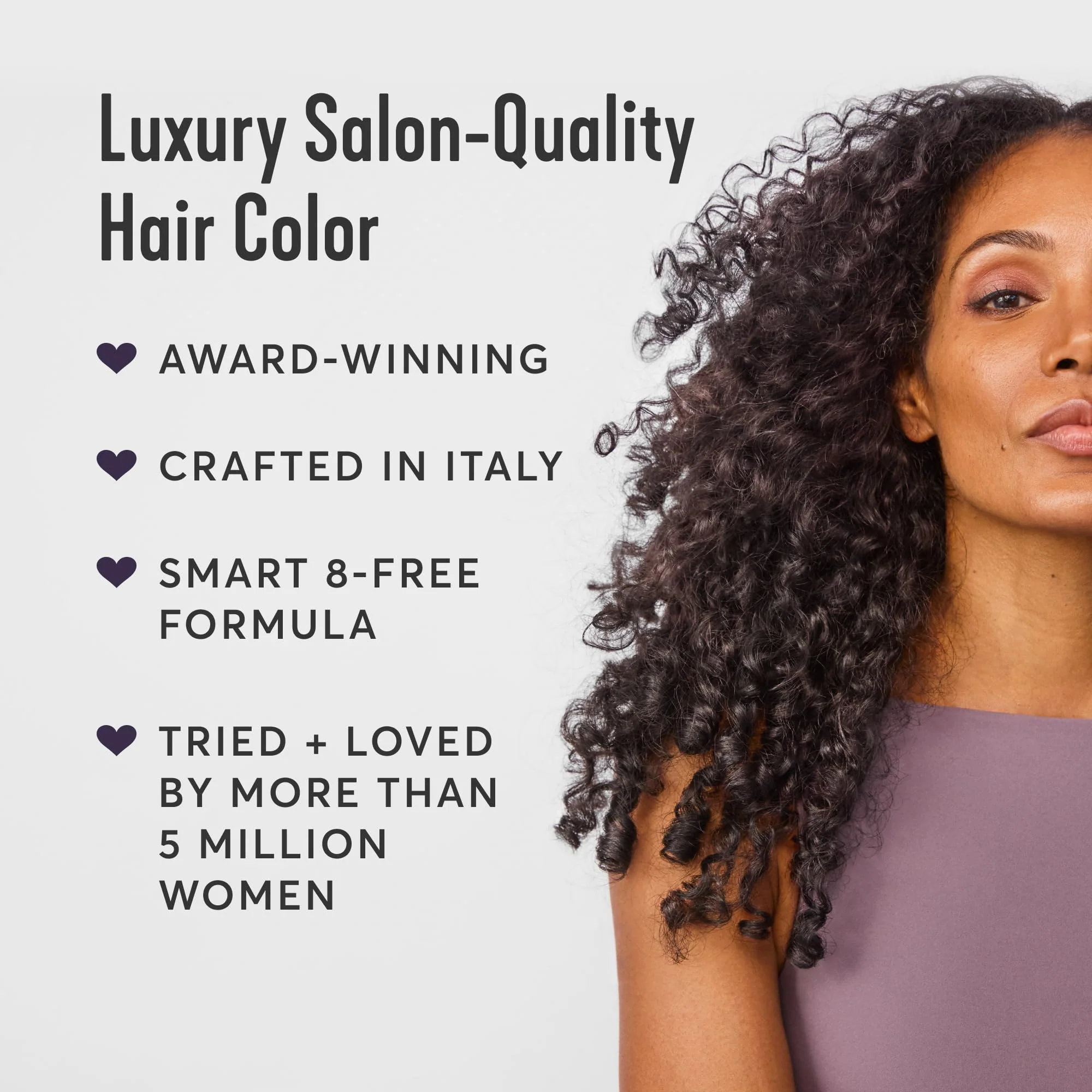 Madison Reed Radiant Hair Color Kit - 2.5NNN Soft Black (Parma Black), 100% Gray Hair Coverage Permanent Hair Dye for Resistant Grays | PPD-Free & Ammonia-Free, 1 Pack - Image 4
