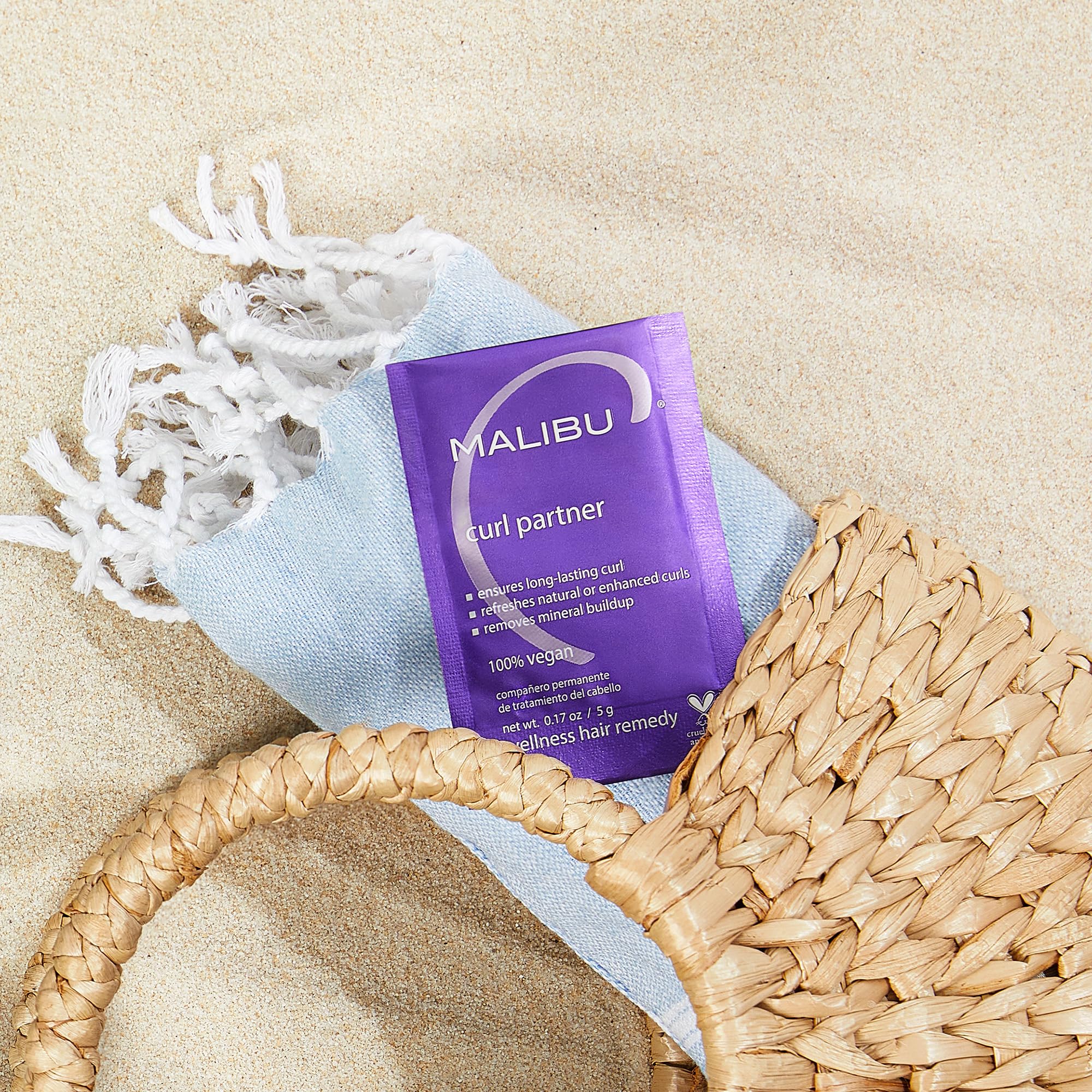 Malibu C Curl Partner Wellness Remedy (12 Packets) - Removes Mineral Build up for Healthier + Bouncier Curly Hair - Contains Gentle Antioxidants for Curly Hair Care - Image 4