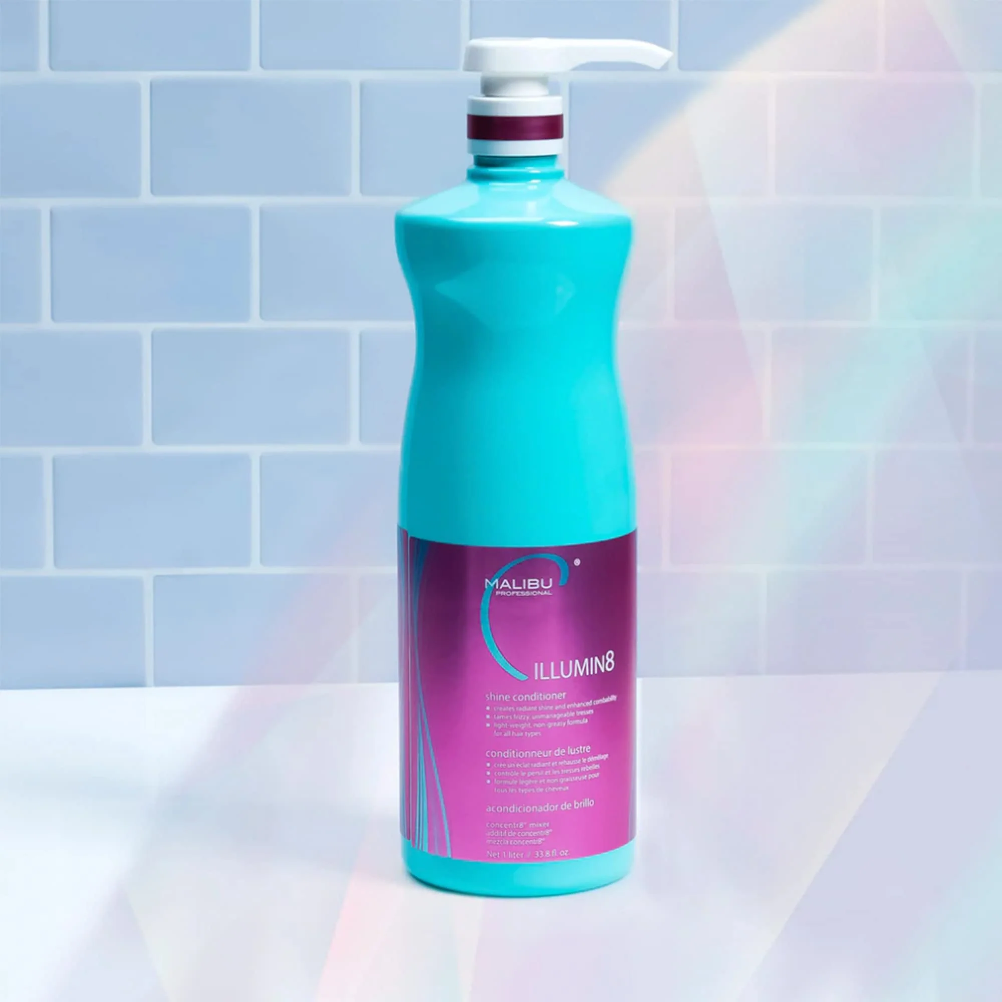 Malibu C ILLUMIN8 Shine Conditioner (1 Packet) - Concentrate for Hair Shine & Manageability - Lightweight, Non-Greasy Hair Conditioner for All Hair Types - Image 7