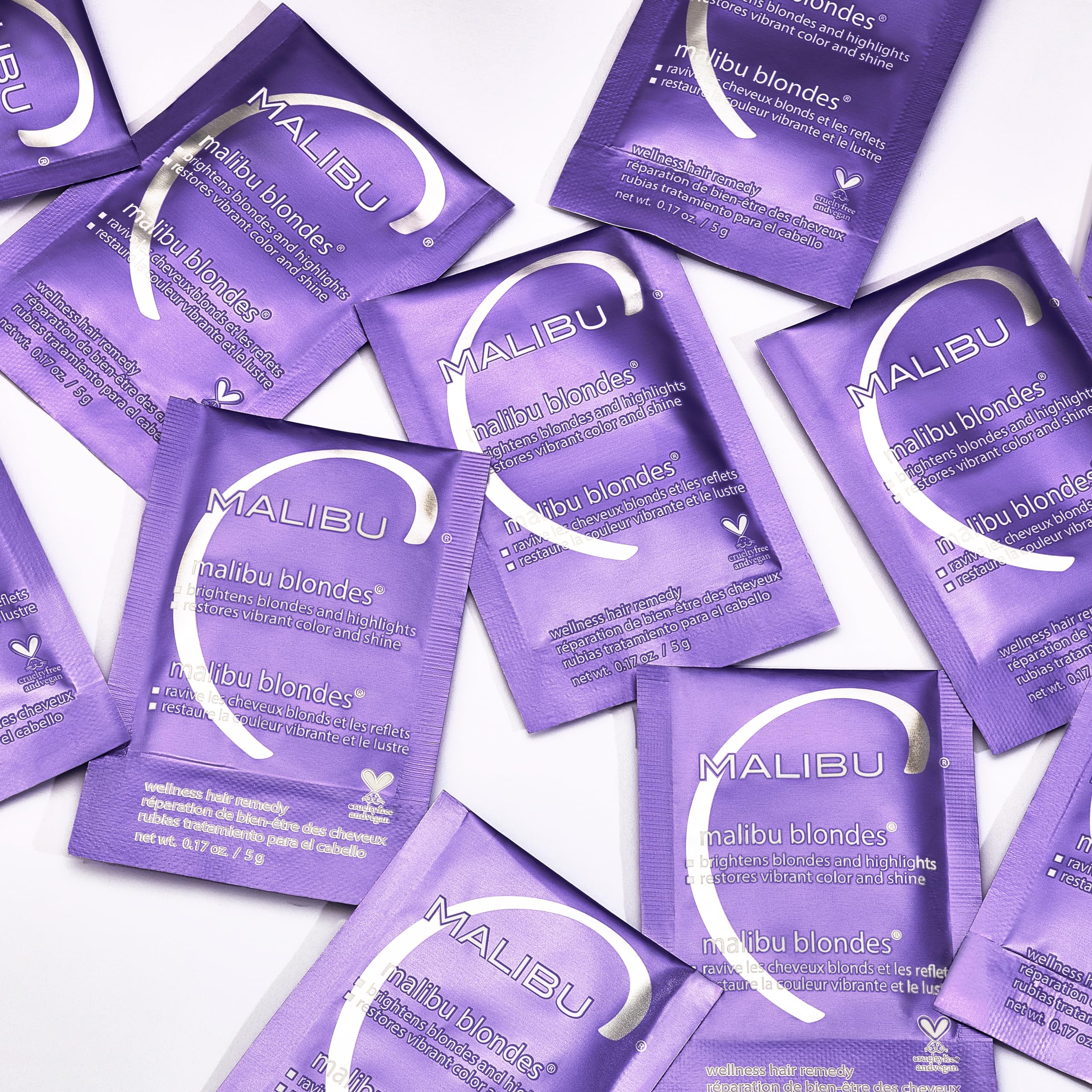 Malibu C Mini Rehab Malibu Blondes - Contains 2 Hair Remedy Packets - Vitamin Complex Hair Remedy to Restore Hair Vibrancy - Hair Care for Natural & Processed Blondes - Image 5