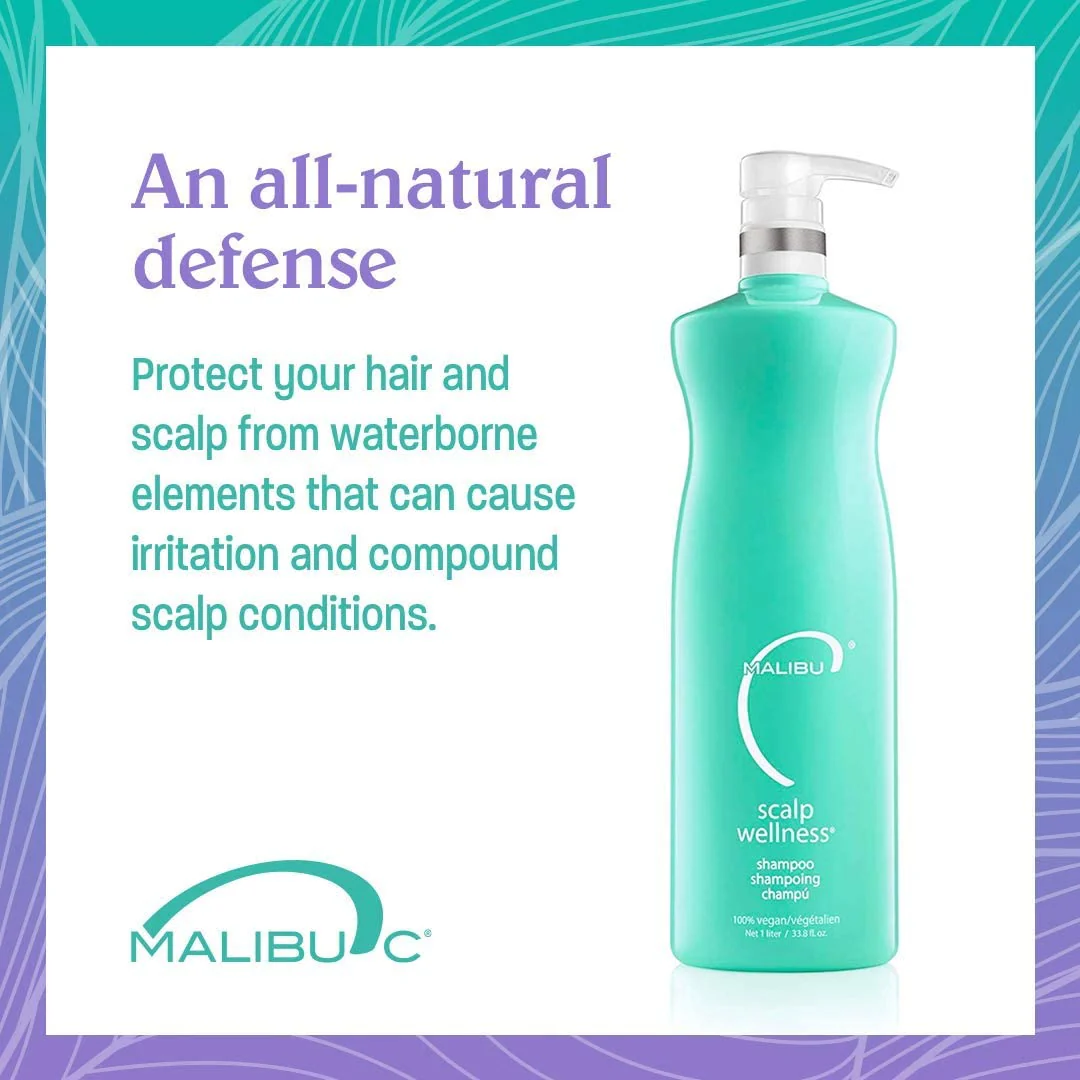 Malibu C Scalp Wellness Conditioner (33.8 oz) - Scalp Soothing Hair Conditioner with Eucalyptus + Spearmint Oil - Sulfate-Free Moisturizing Dry Scalp Conditioner - Image 3