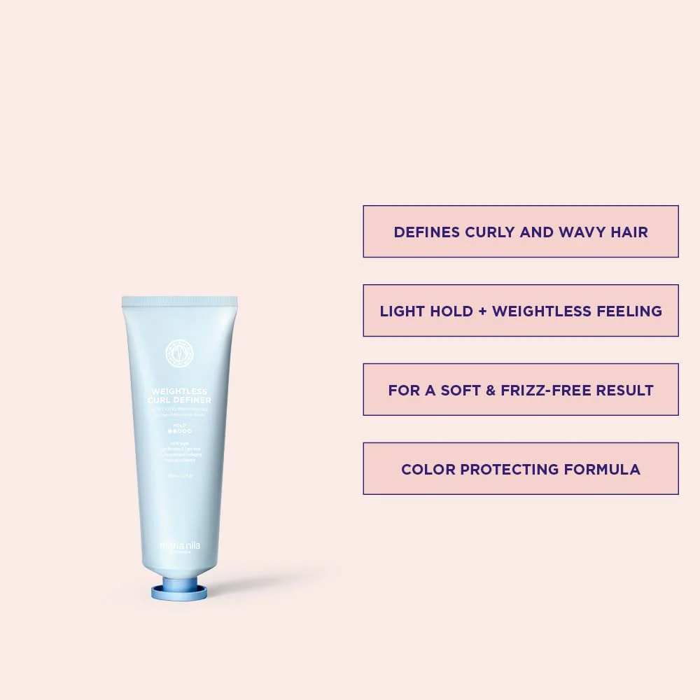 Maria Nila Coils & Curls, Styling Gel, Weightless Curl Definer 4.2 Fl Oz, Light Hold, For Curly & Wavy Hair, Shea butter for Soft & Frizz Free Hair, 100% Vegan - Image 3