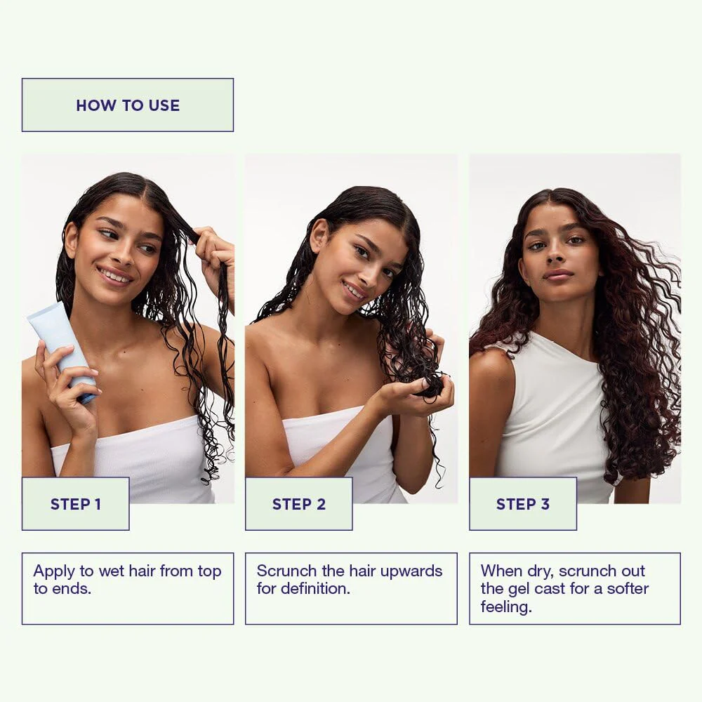 Maria Nila Coils & Curls, Styling Gel, Weightless Curl Definer 4.2 Fl Oz, Light Hold, For Curly & Wavy Hair, Shea butter for Soft & Frizz Free Hair, 100% Vegan - Image 4