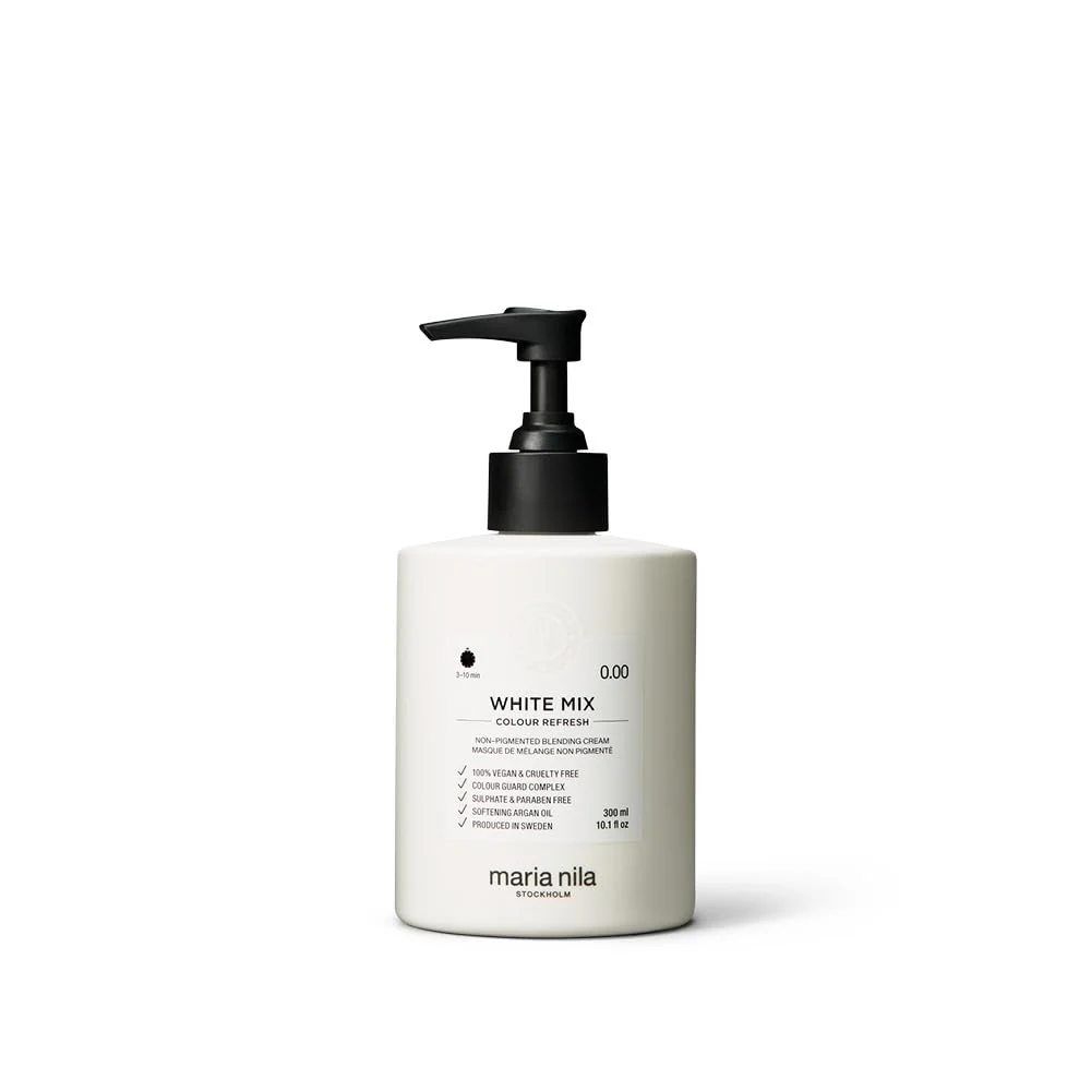 Maria Nila Color Refresh, White Mix 10.1 Fl Oz, Non-pigment Hair Mask, Brings out Pastel Colors when mixed, 100% Vegan & Sulfate/Paraben free