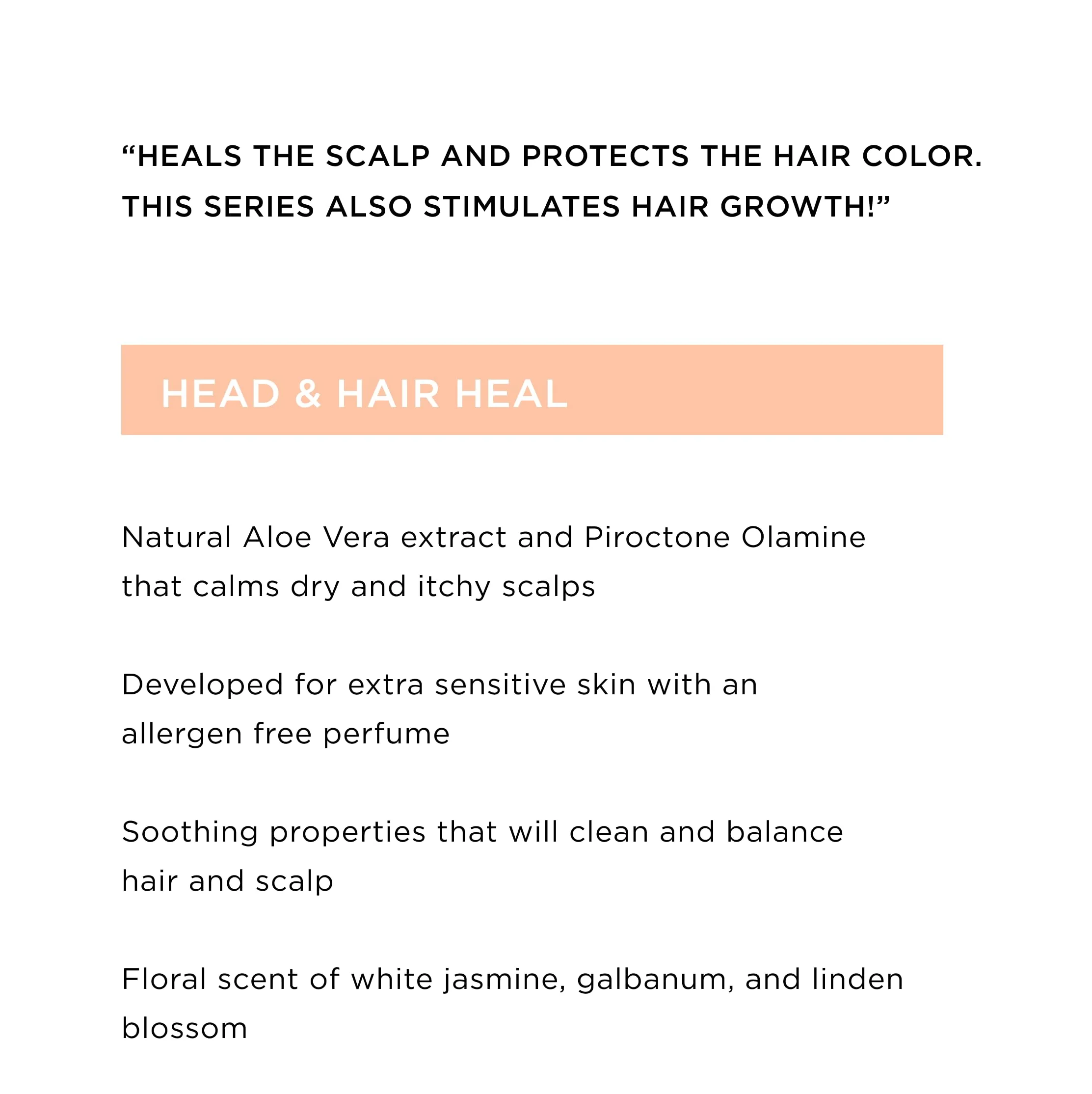 Maria Nila Head & Hair Heal, Shampoo & Conditioner Set (2 x 16.9 Fl Oz), Soothing Aloe Vera for dry & itchy scalps, 100% Vegan & Sulfate/Paraben free - Image 3