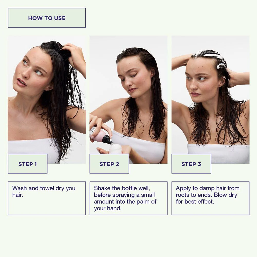 Maria Nila Pure Volume, Volumizing Mousse for Thicker Hair, Panthenol/Provitamin B5 Gives Volume to Thin & Fine Hair, 100% Vegan & Sulfate/Paraben free, 5.1 Fl Oz - Image 3