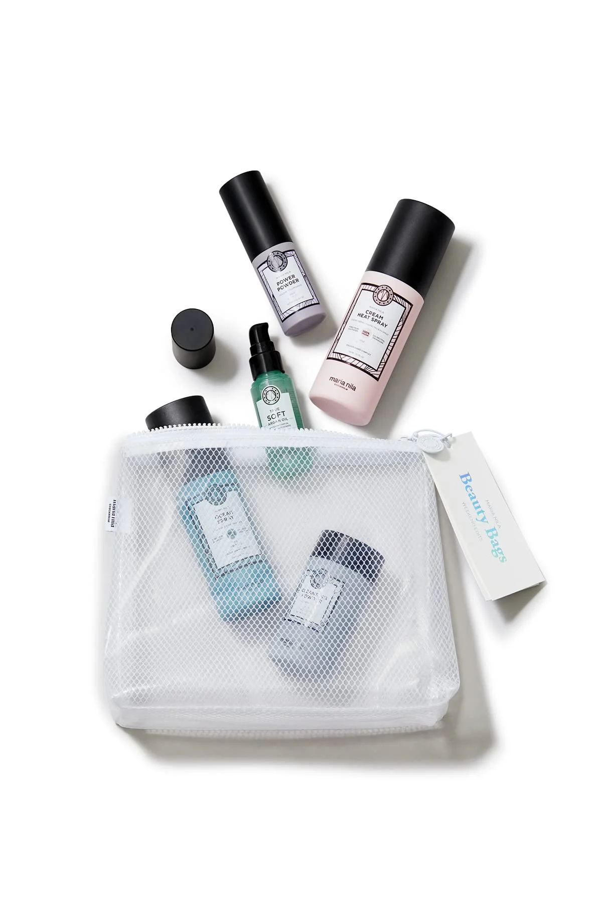 Maria Nila, The Styling Beauty Bag, 5 Styling Products to get Creative with your Looks, 100% Vegan & Sulfate/Paraben free - Image 3