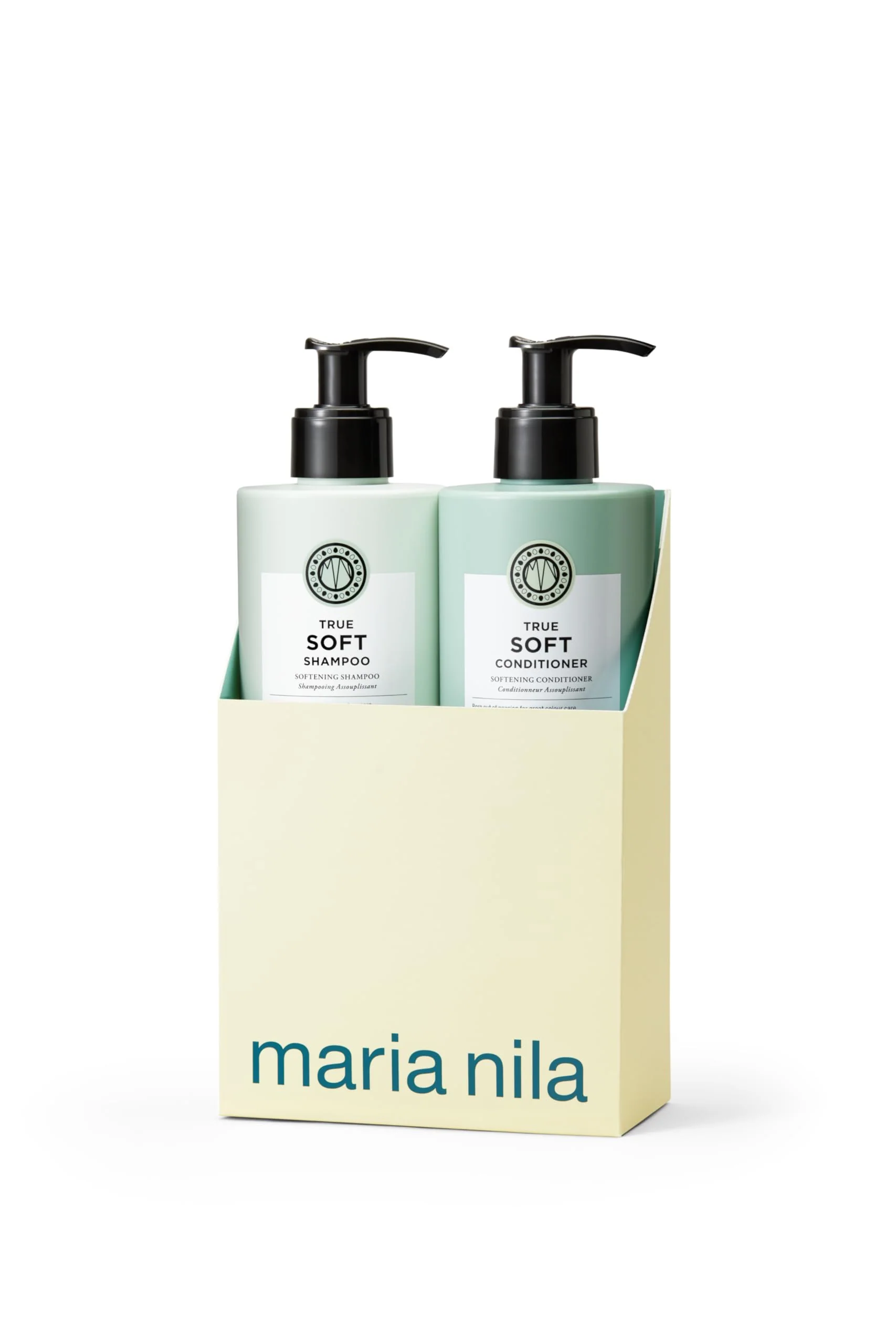 Maria Nila True Soft, Shampoo & Conditioner set (2 x 500 ml), For Dry Hair, Argan Oil Remoisturises & Reduces Frizz, 100% Vegan & Sulfate/Paraben free - Image 2