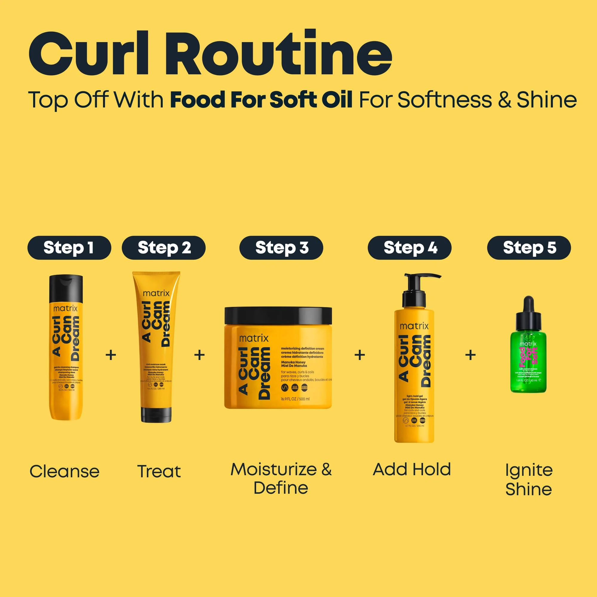 Matrix A Curl Can Dream Deep Cleansing Shampoo | Clarifying| Preserves Curl Pattern, Removes Build Up | For Curly & Coily Hair | Silicone & Paraben Free | With Manuka Honey Extract | 10.1 Fl. Oz. - Image 9