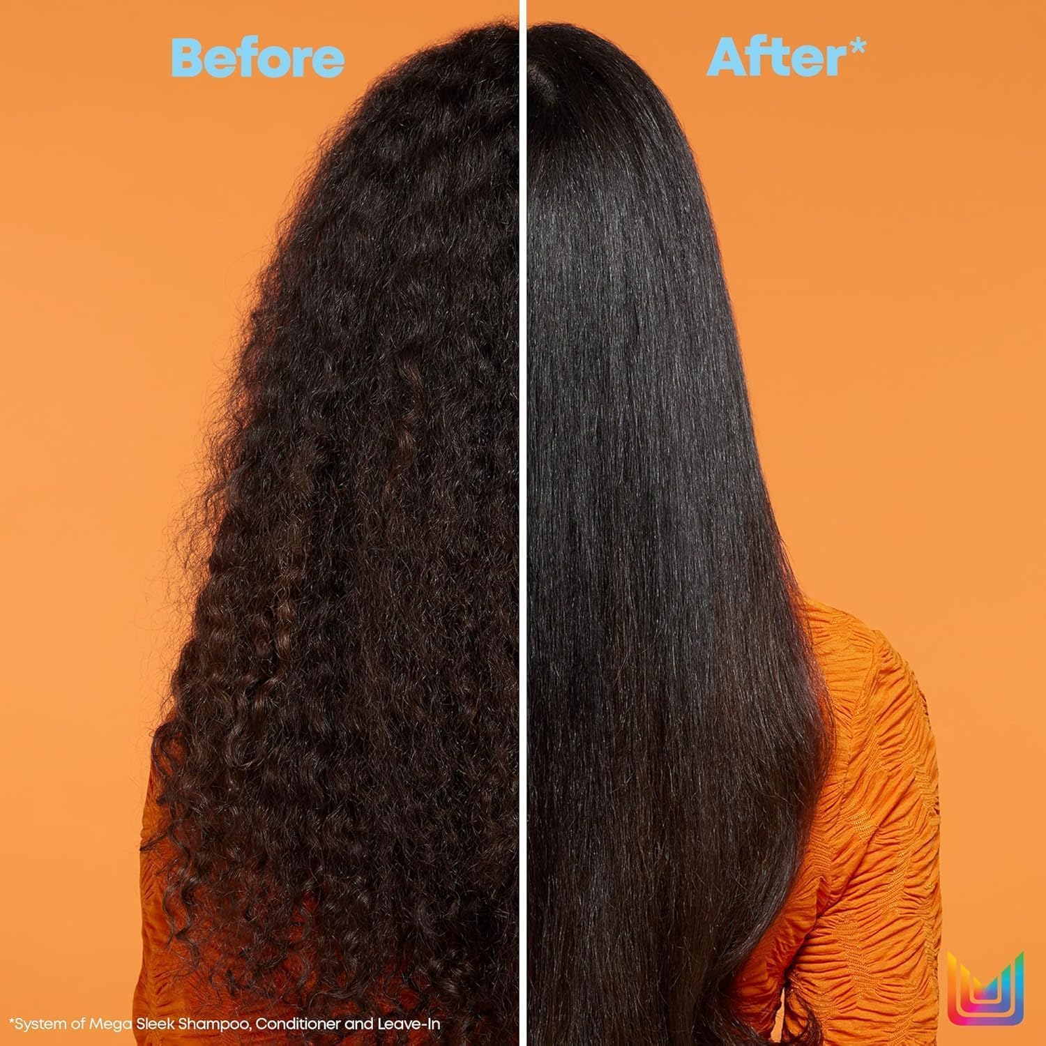 Matrix Mega Sleek Shampoo and Conditioner Set | Smoothing, Anti-Frizz, Detangling | For Dry, Damaged & Frizzy Hair | Nourishes with Shea Butter | Vegan - Image 3