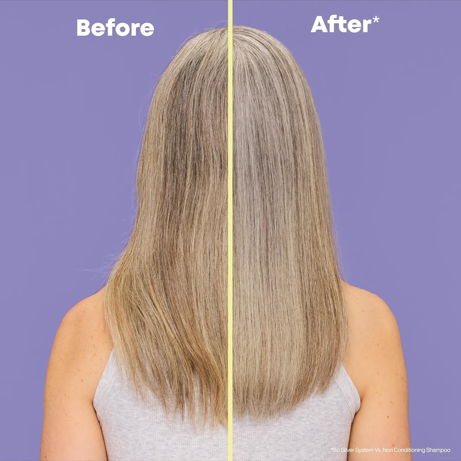 Matrix So Silver Purple Shampoo and Pigmented Conditioner Set | Removes Brassy Yellow Undertones | Toning Conditioner For Blondes and Greys | For Color Treated Hair | Premium Salon Conditioner | Vegan - Image 3