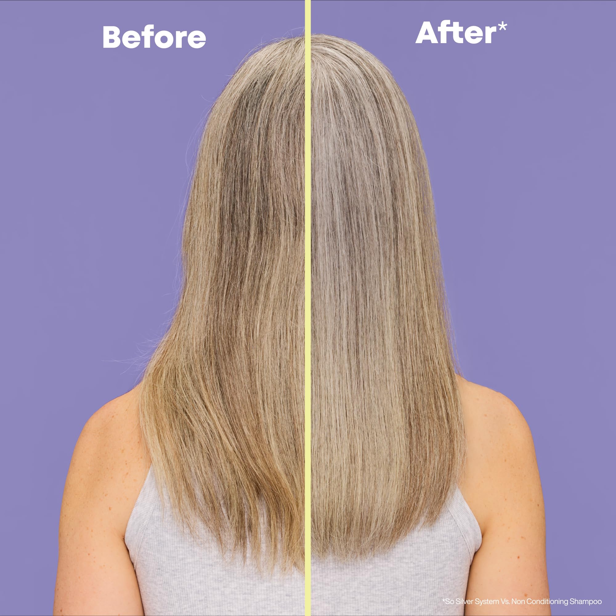 Matrix So Silver Purple Shampoo - Neutralizes Yellow Tones, Color Depositing, Brightening & Toning, Strengthens and Adds Shine, For Color Treated, Blonde, White and Platinum Hair, Vegan, 10.1 Fl Oz - Image 3