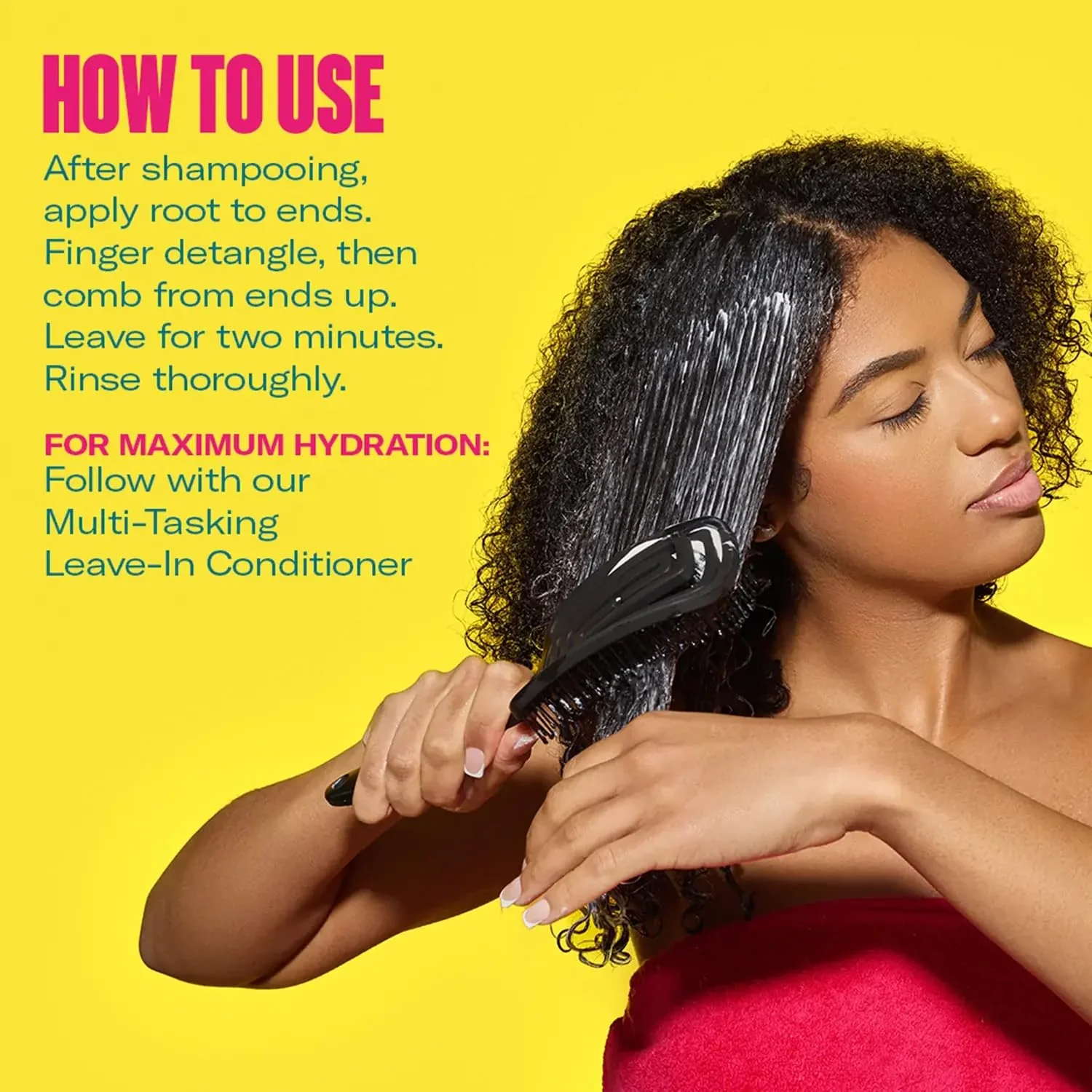 Mielle Organics 2-Minute Deep Conditioner - Kalahari Melon & Aloe Vera Moisturizing Hair Conditioner for Dry, Curly and Textured Hair - Softening, Detangling & Fast-Acting Deep Conditioning, 12 Ounce - Image 5