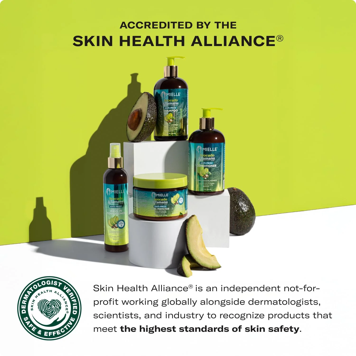 Mielle Organics Avocado & Tamanu Curly Hair Mousse - Anti Frizz Hair Foam for Curly, Wavy, Coily Styles - Medium Hold Styling to Define & Control for a Soft, Natural Shine Finish (7.5oz) - Image 7
