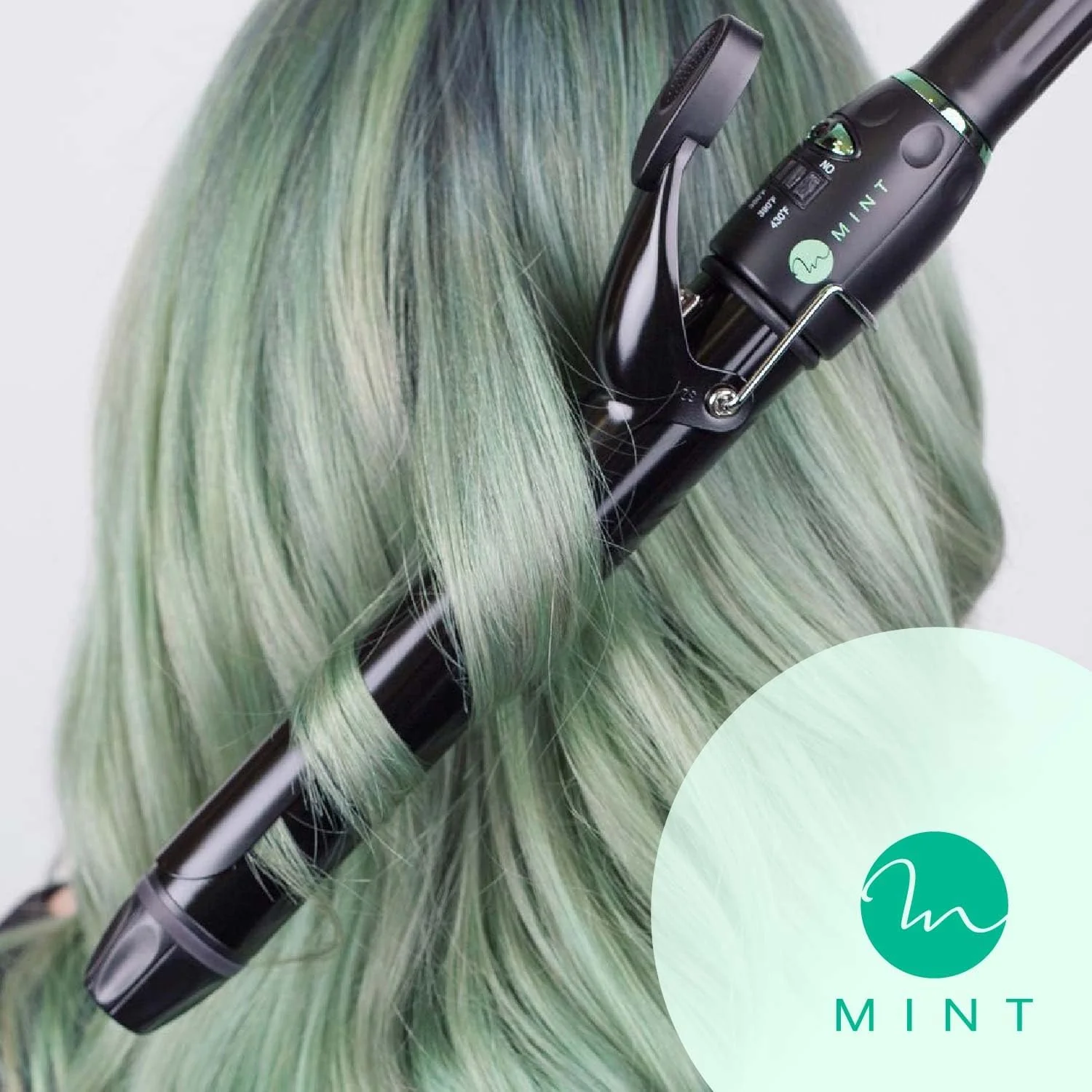 MINT Professional Extra Long Hair Curling Iron 1 1/4 inch | 2-Heater Ceramic Barrel that Stays Hot | 1.25 Inch Hair Iron Curler for Medium to Large Curls | Travel-Ready International Dual Voltage - Image 9