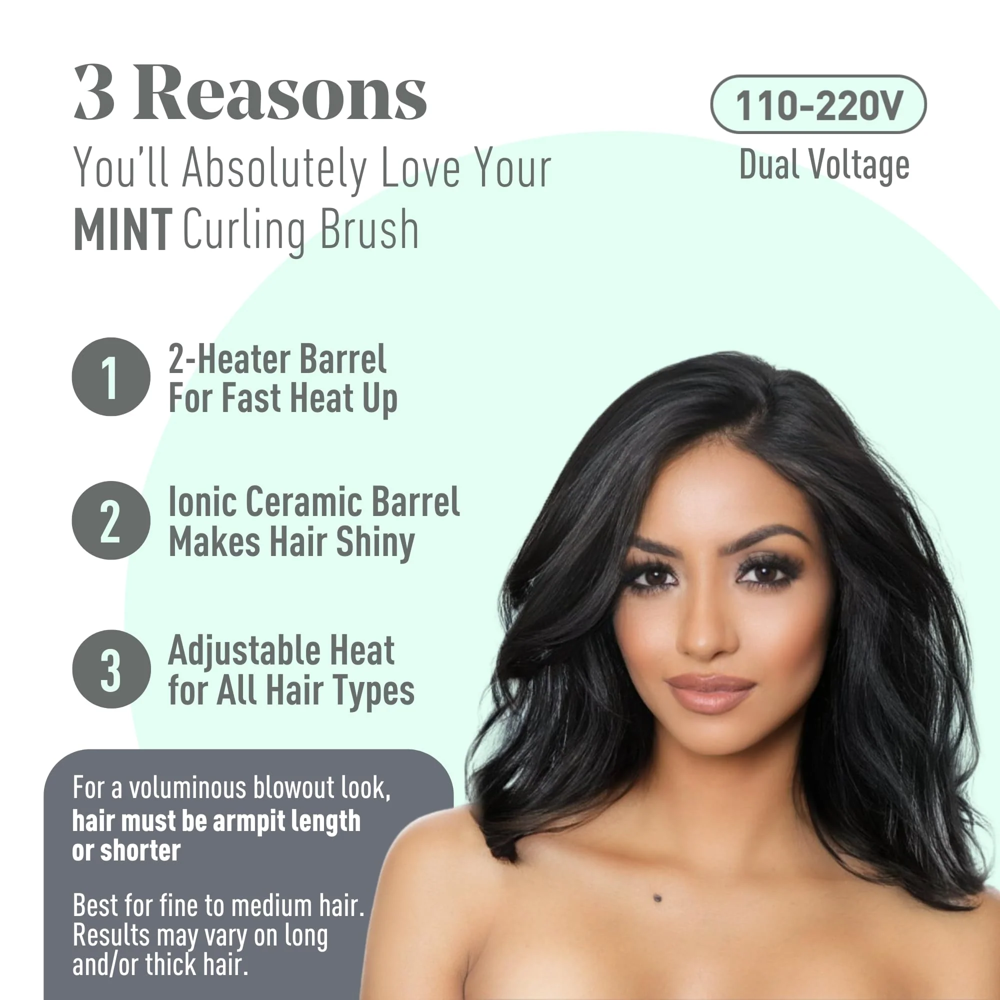 MINT Thermal Curling Brushes (1.33 Inch) - Image 4